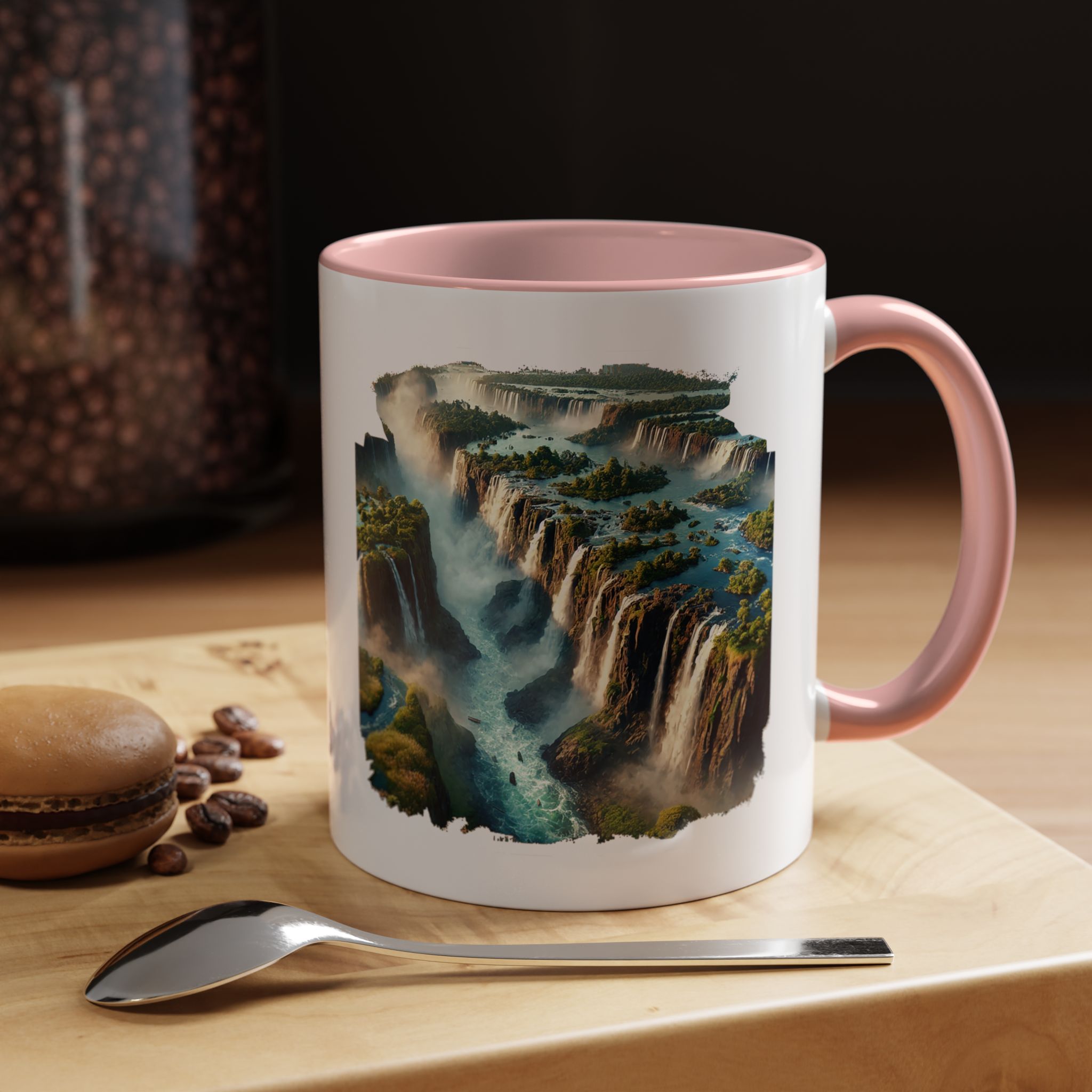 Tea mug Landscape Brazil office mug nature Iguazu & igacu print boho gift coffee accessory unique cup vintage - Image 11