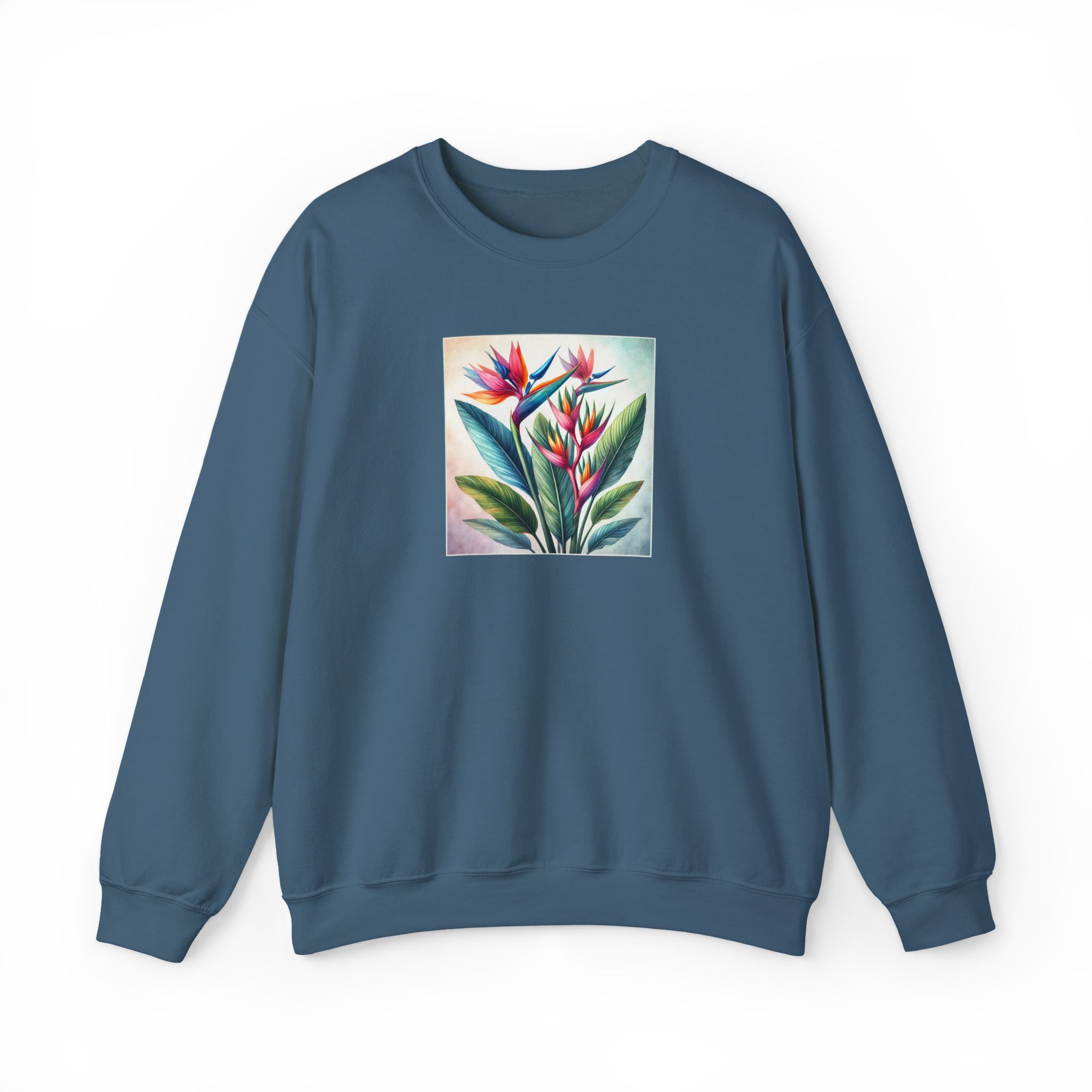 Flower sweatshirt – Tropical sweatshirt – Boho Flower sweater nature print - Image 24