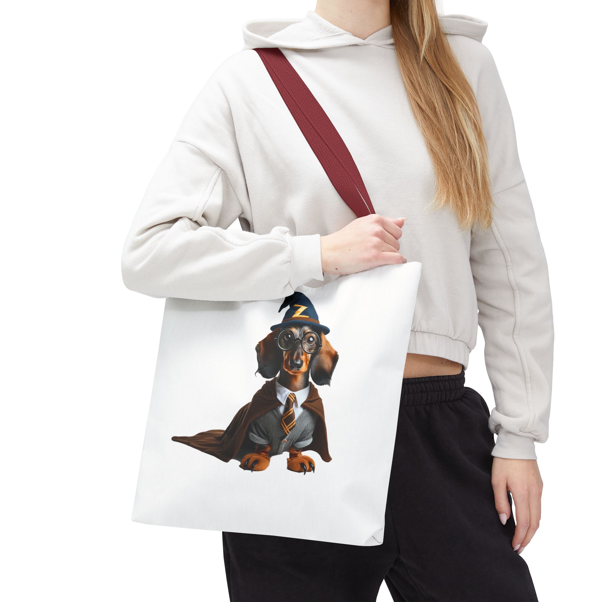 Funny Canvas Tote bag dachshund fantasy Bag cute clothing gift dog lover purse stylish shoulder bag unusual Handbag unique - Image 10