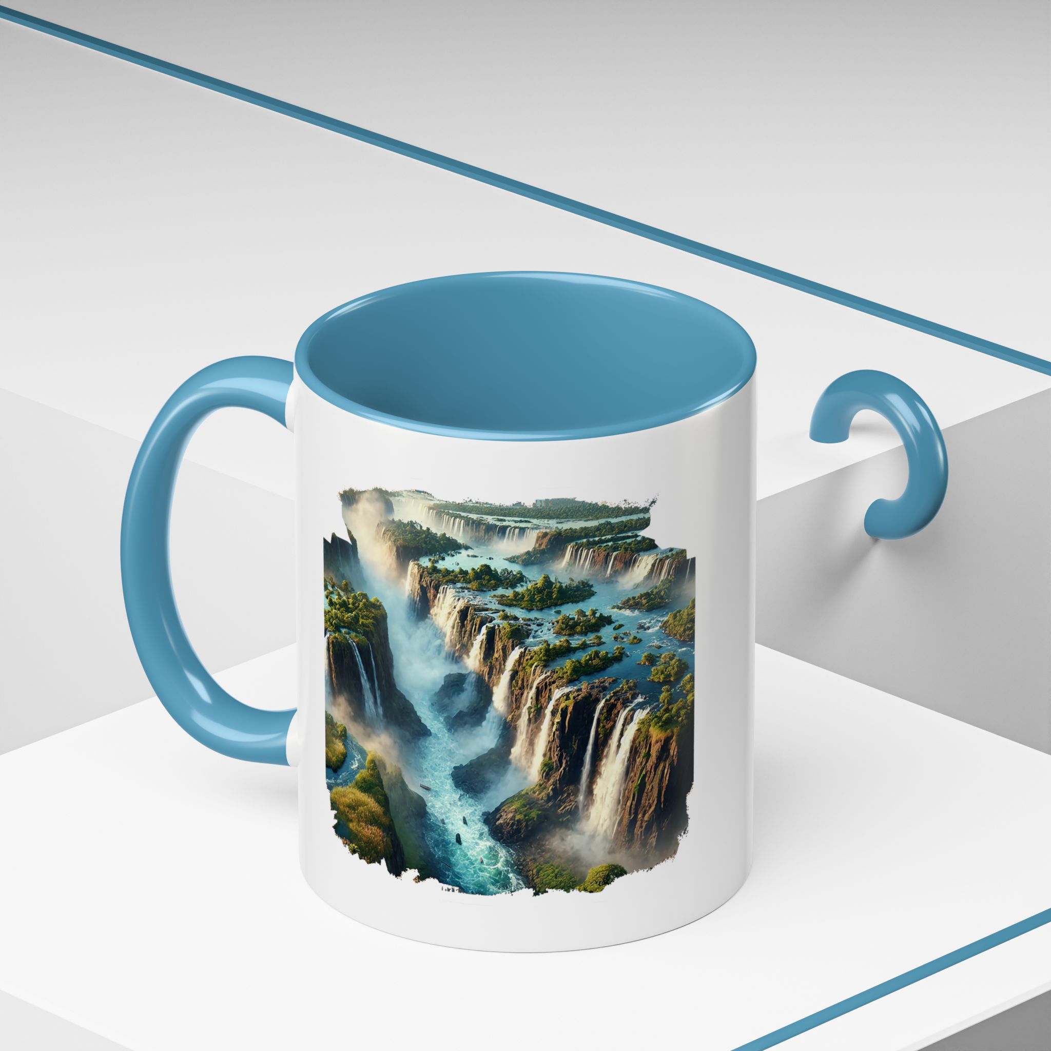 Tea mug Landscape Brazil office mug nature Iguazu & igacu print boho gift coffee accessory unique cup vintage - Image 36