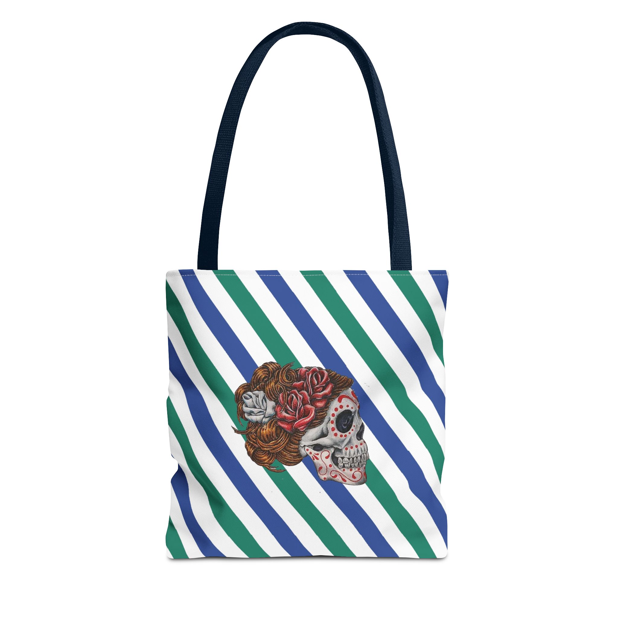 Canvas tote bag Surrealism Dia de los muertos shoulder bag unique Drawing by Celebrated Artist – Image 25