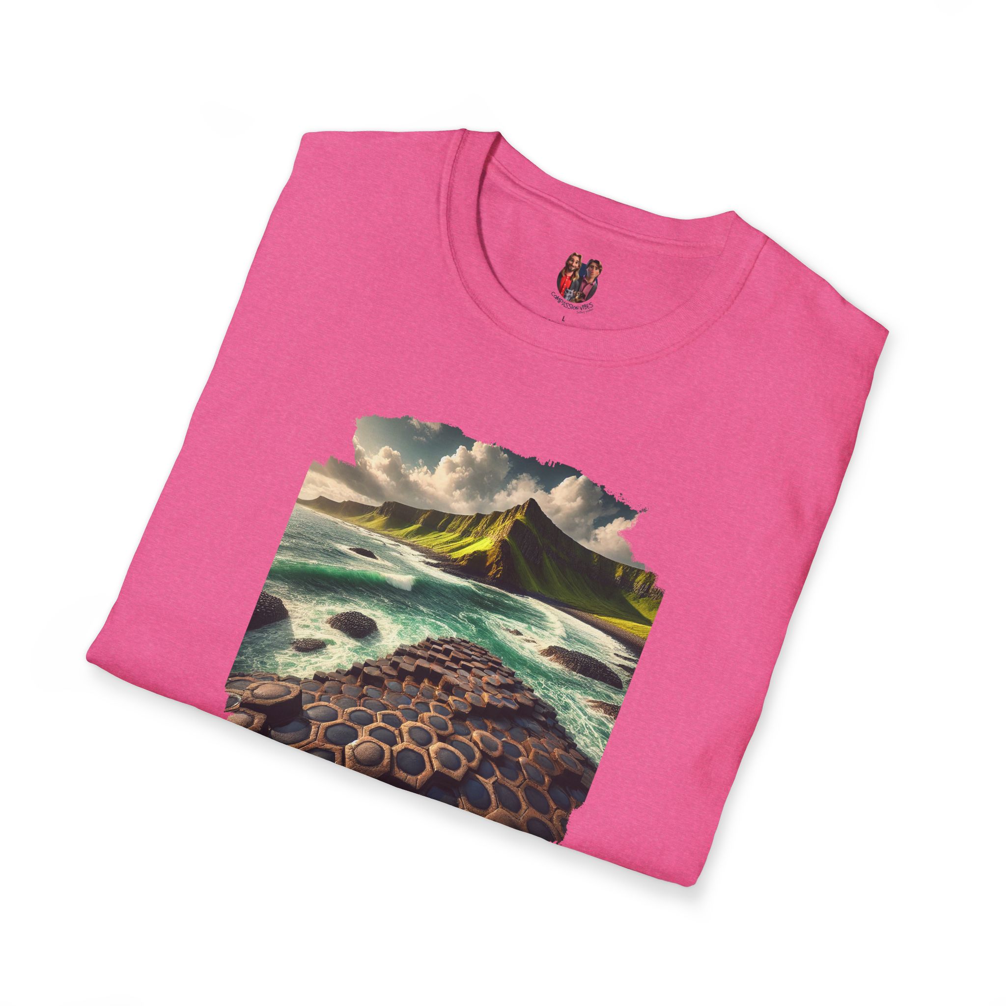 Landscape tshirt ireland graphic tee nature vintage clothing gift for dad giant causeway bushmills vintage tshirt cool comfort apparel - Image 31