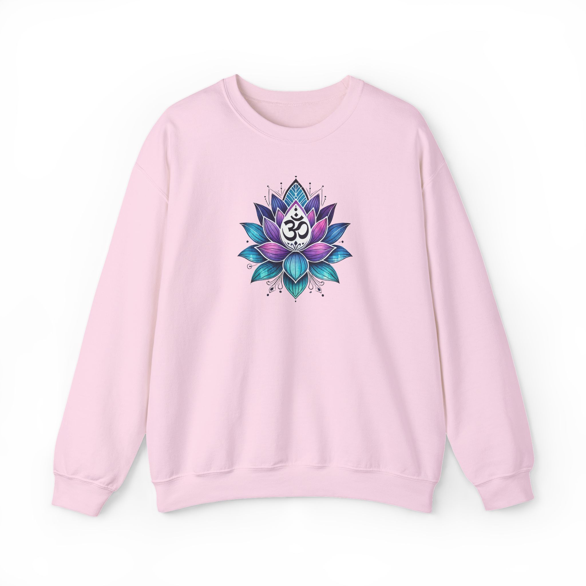 Boho sweattshirt mindfulness graphic sweater lotus flower yoga clothing gift meditation shirt cute apparel comfy outfit unique visual - Image 28