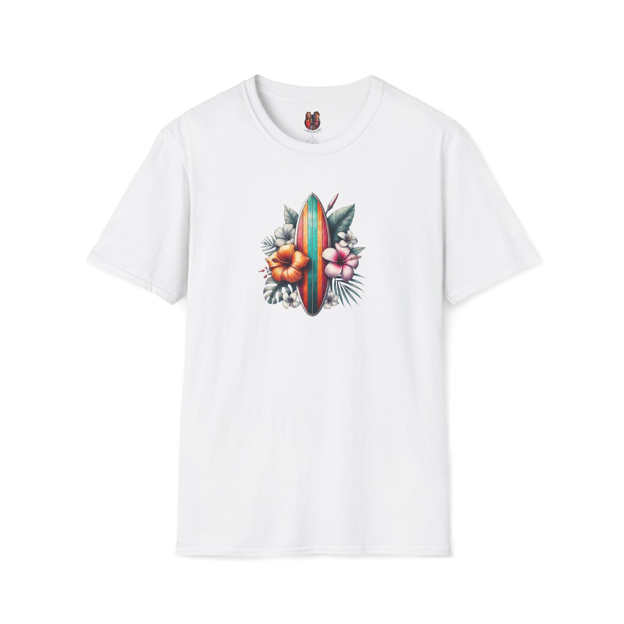 Hawaii Tropical tshirt - Island Nature Graphic - Vacation Style Tee - Image 4