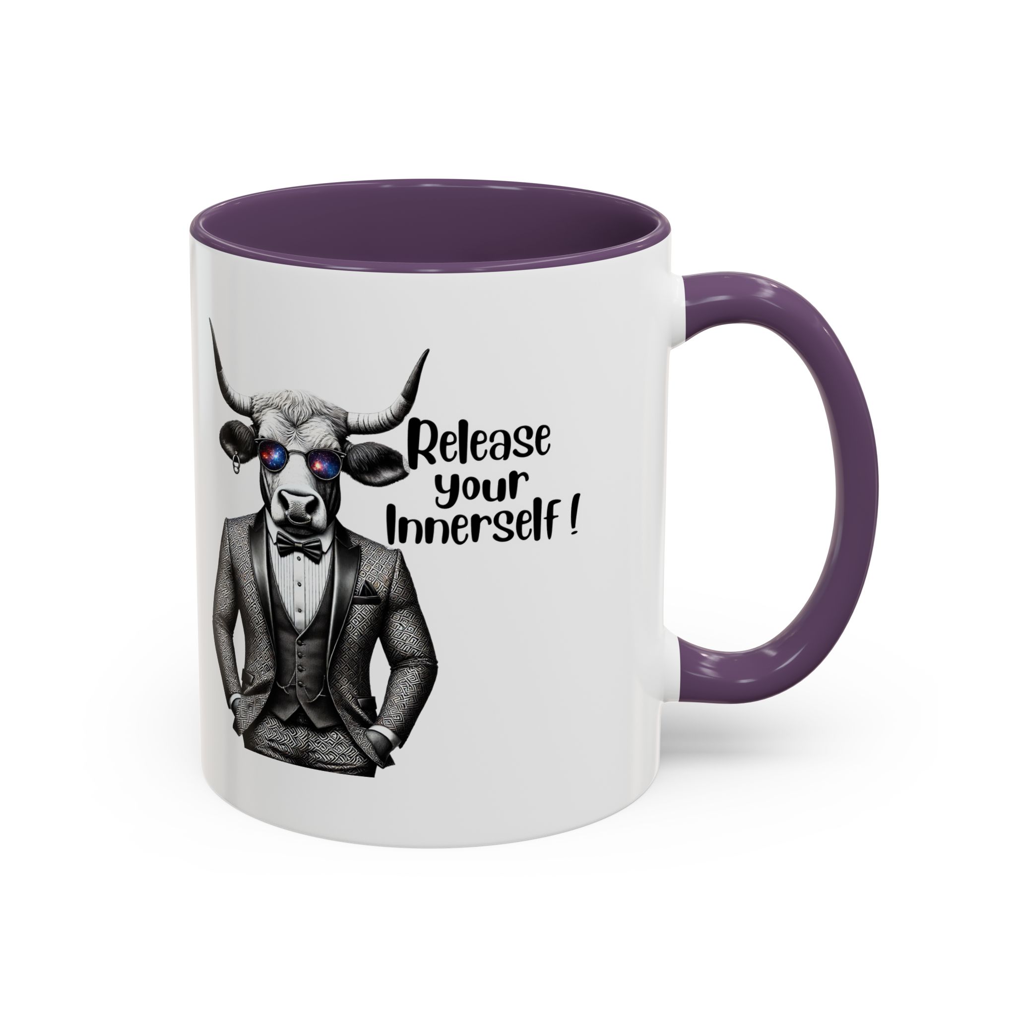 Coffee mug funny motivational gift for her cute cup tea lover cool boho mug office accessory self confidence design bull – Image 45