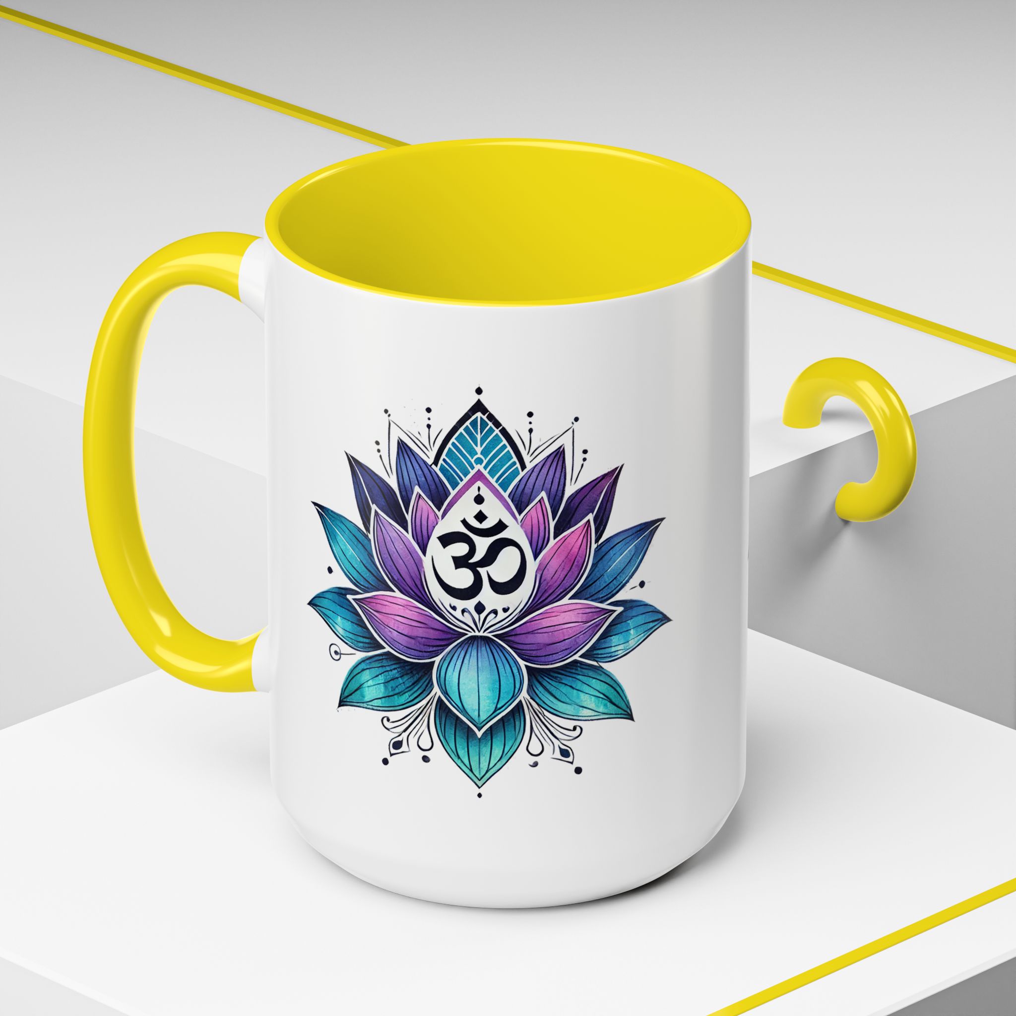 Boho office mug mindfulness mug lotus flower yoga gift coffee lover meditation accessory tea cup cute – Image 64