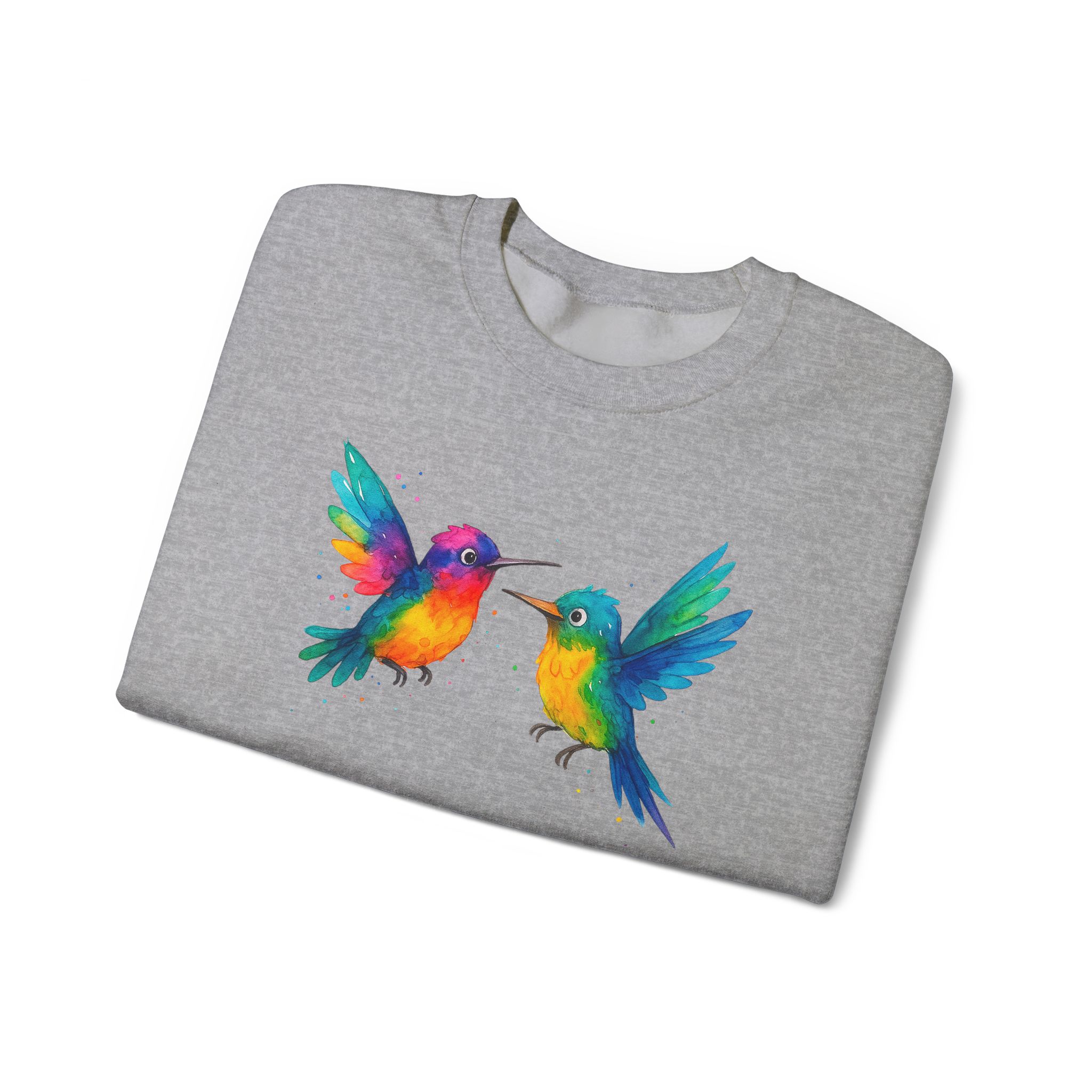 Colibri sweatshirt – Cute Bird sweatshirt – humming Bird sweater nature print - Image 11