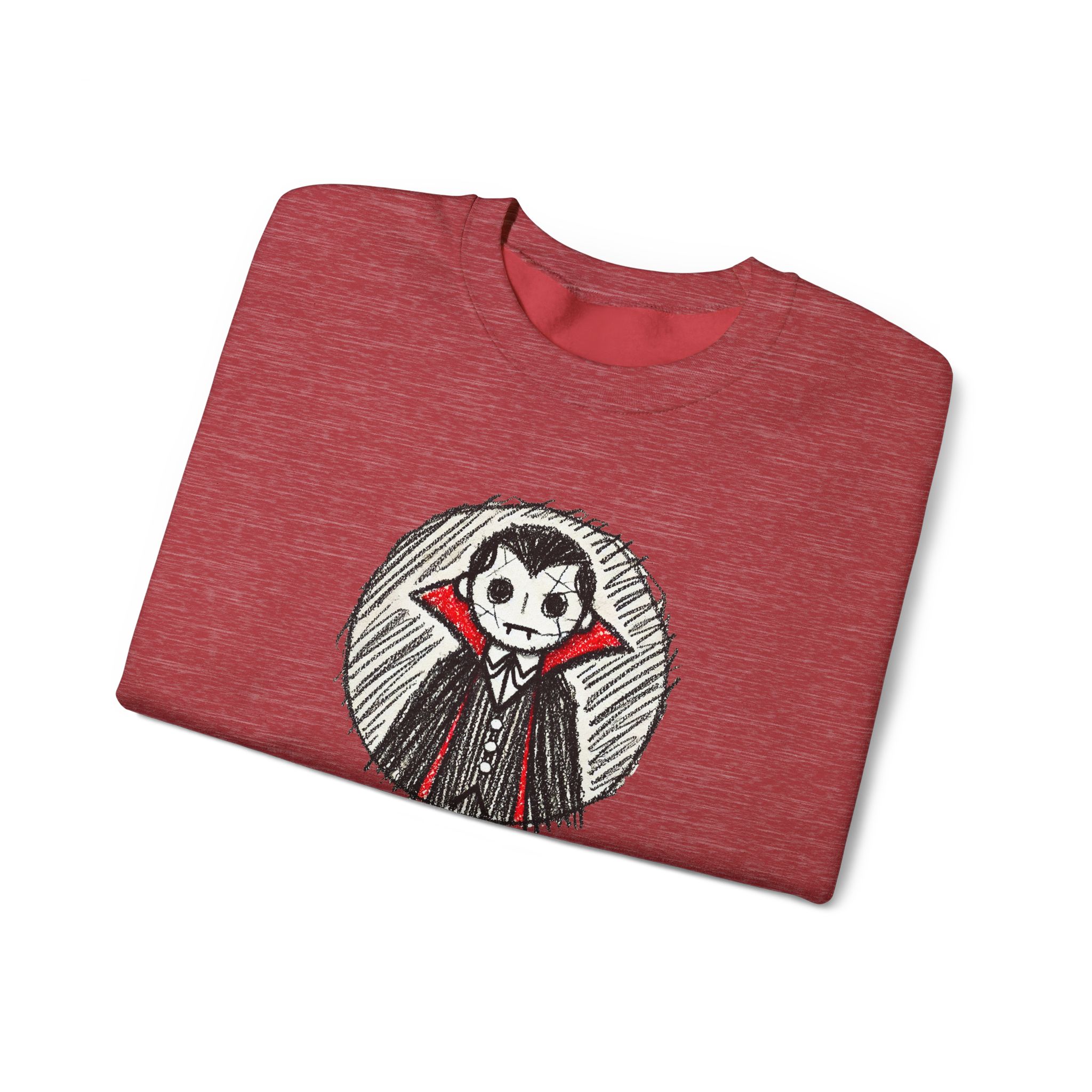 Dracula sweatshirt – Vampire sweatshirt – Gothic sweater vampire print - Image 31