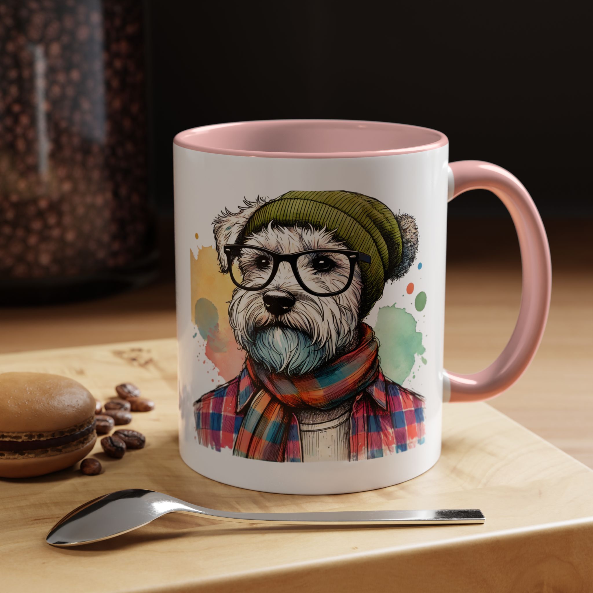 Funny mug dog Boho coffee mug funny gift pet lover hipster accessory lover tea office mug unique design - Image 11