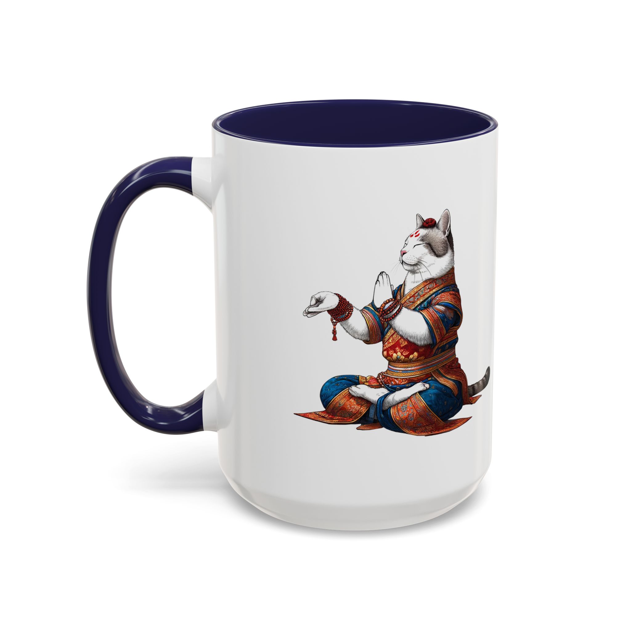 Office Mug cat lover yoga gift for mom Tea cup coffee Mug meditation accessory mindfulness pet design - Image 26