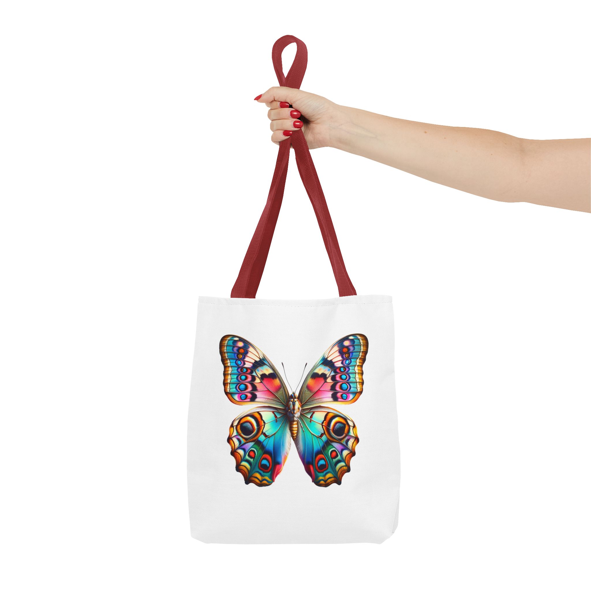 Butterfly canvas tote bag nature cute tote bag cool shoulder bag gift for her nature butterfly premium purse - Image 8
