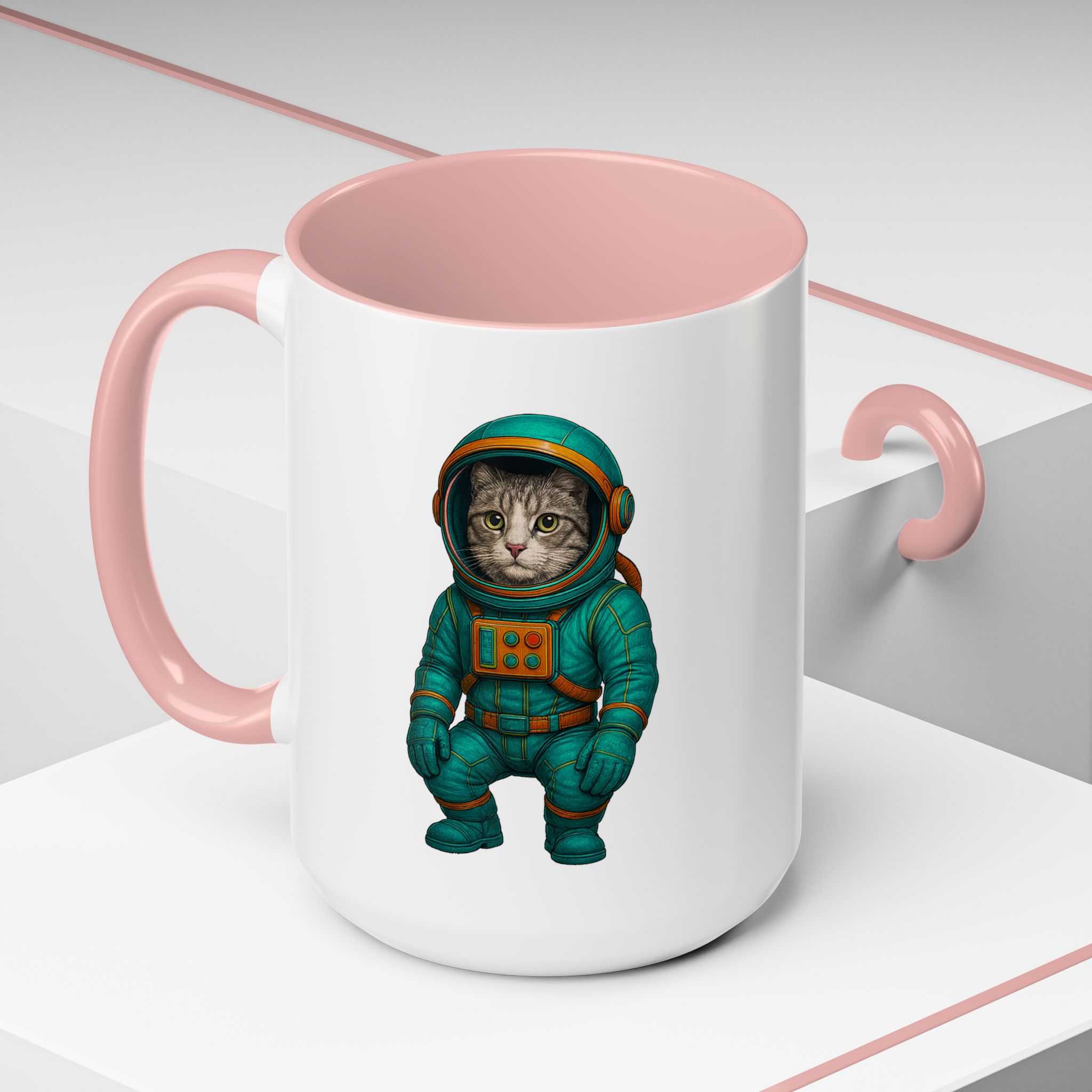 Coffee Mug funny Cat lover boho Mug Cat astronaut tea cup pet unique accessory kitten gift for her - Imagen 32