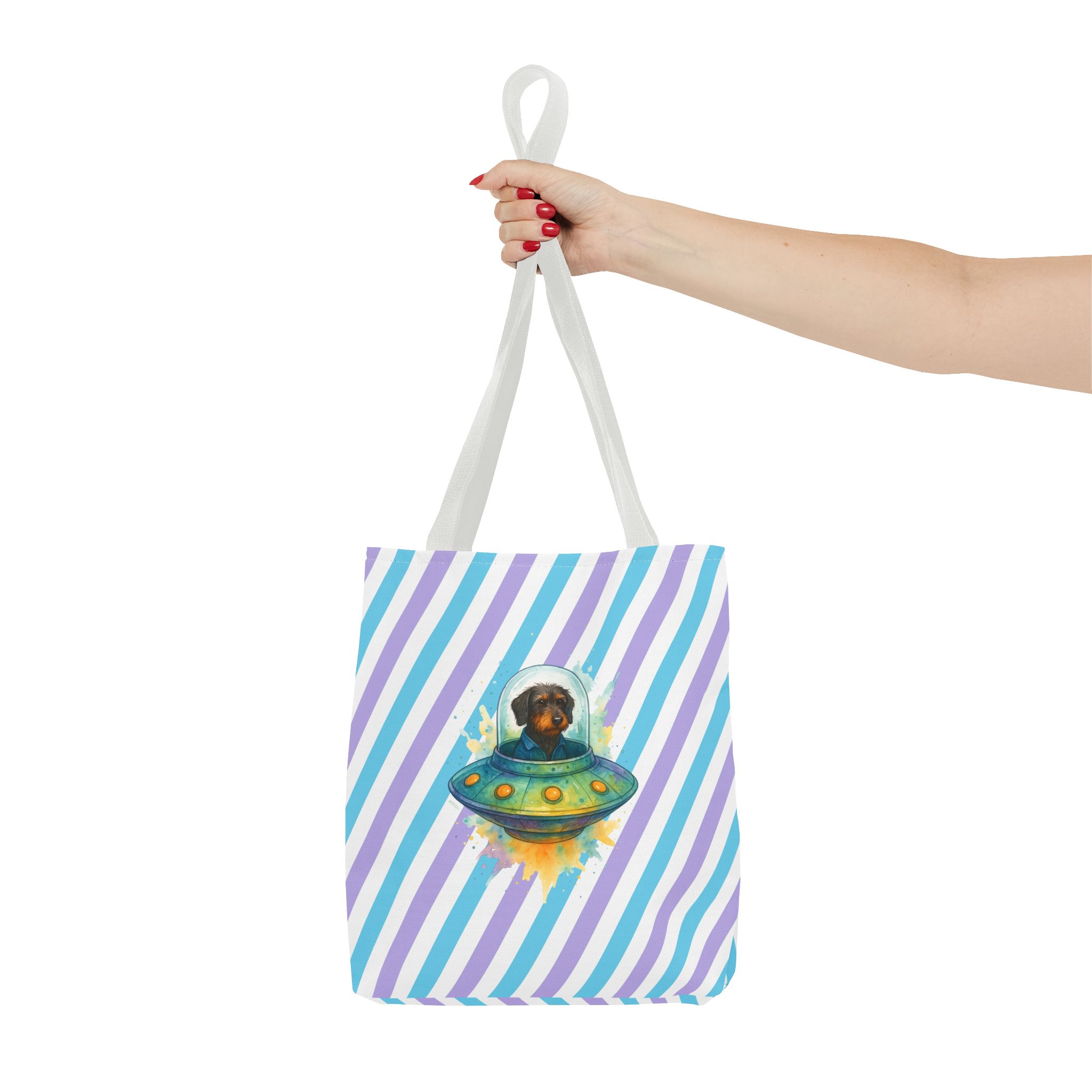 Dog Canvas Tote bag funny outerspace Bag astronaut pet lover cool gift clothing shoulder bag purse retro Handbag unique - Image 14