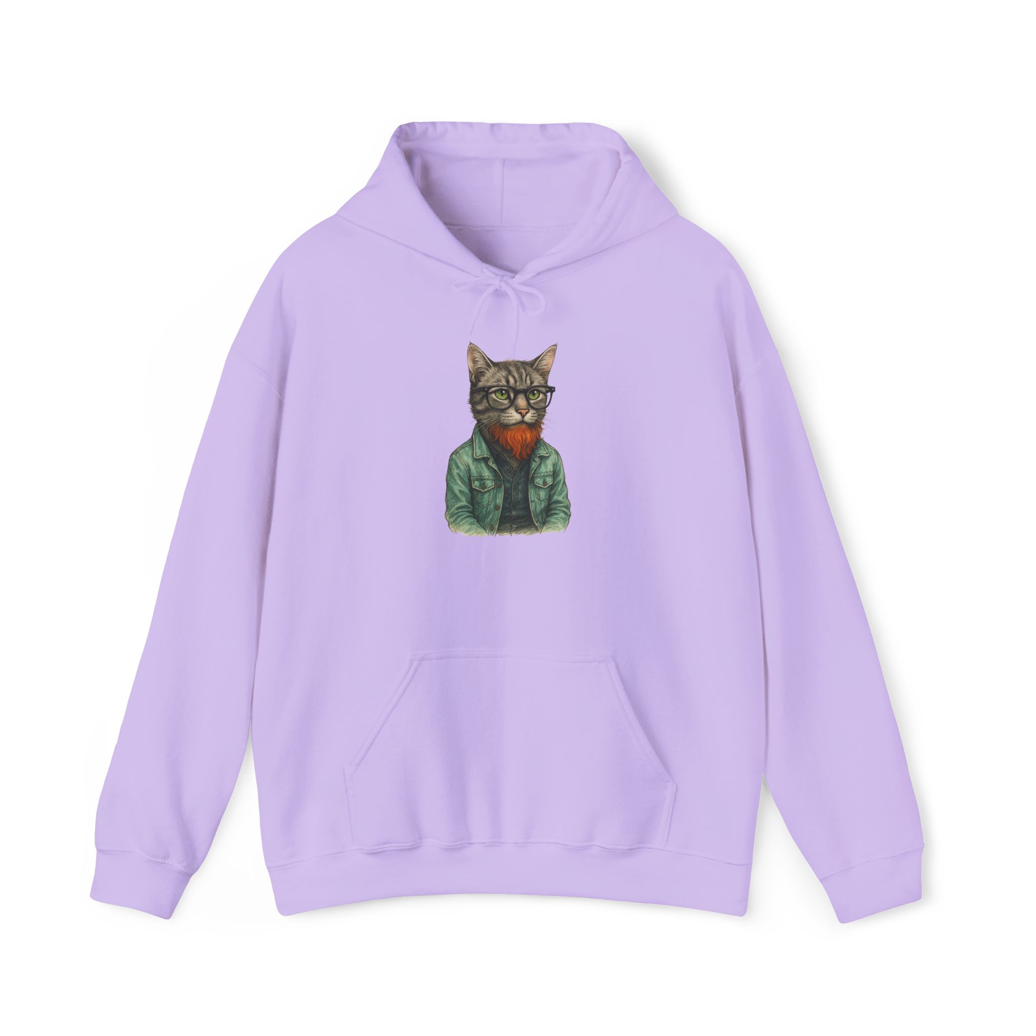 Hipster Cat Hoodie – Kitty Hoodie – Boho Cat sweatshirt hipster print - Image 28