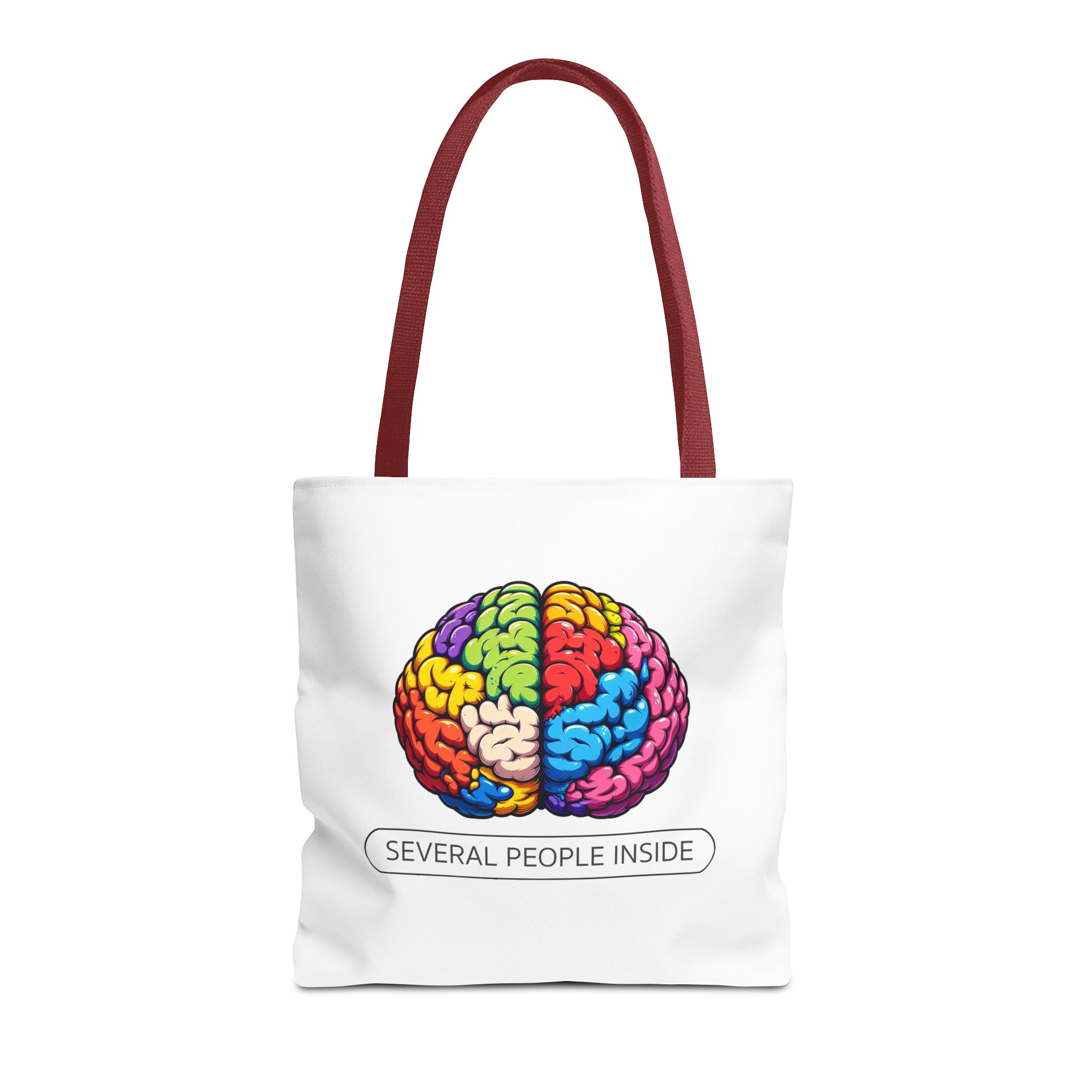 Satiric tote bag Brain canvas tote bag funny shoulder bag fun gift sarcastic cute tote bag boho purse cool handbag – Image 9