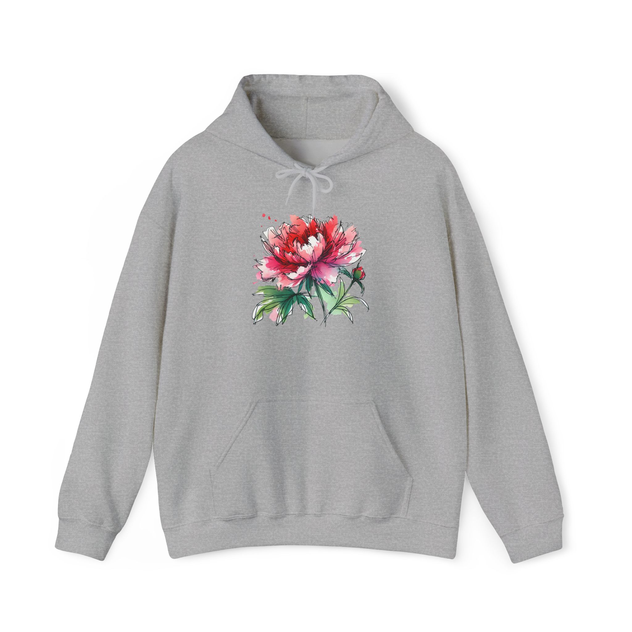 Flower Hoodie – Tropical Hoodie – Flower Print Sweatshirt