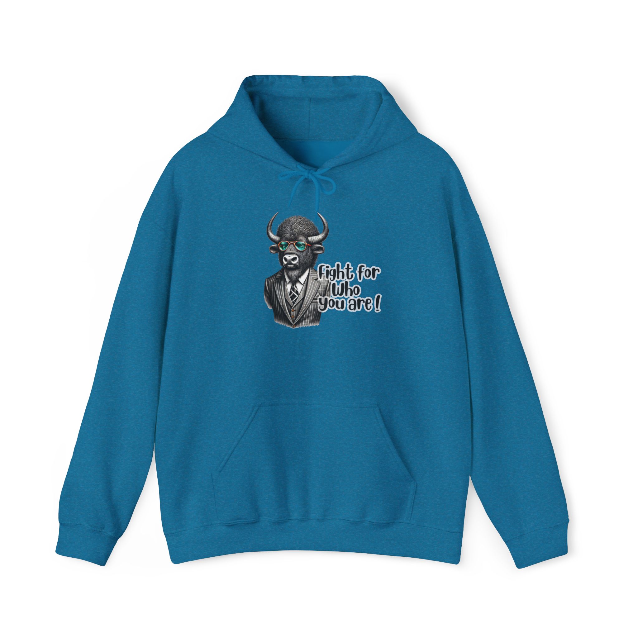 Motivation Hoodie – Bison Hoodie – Retro Bison sweatshirt motivation print - Image 26