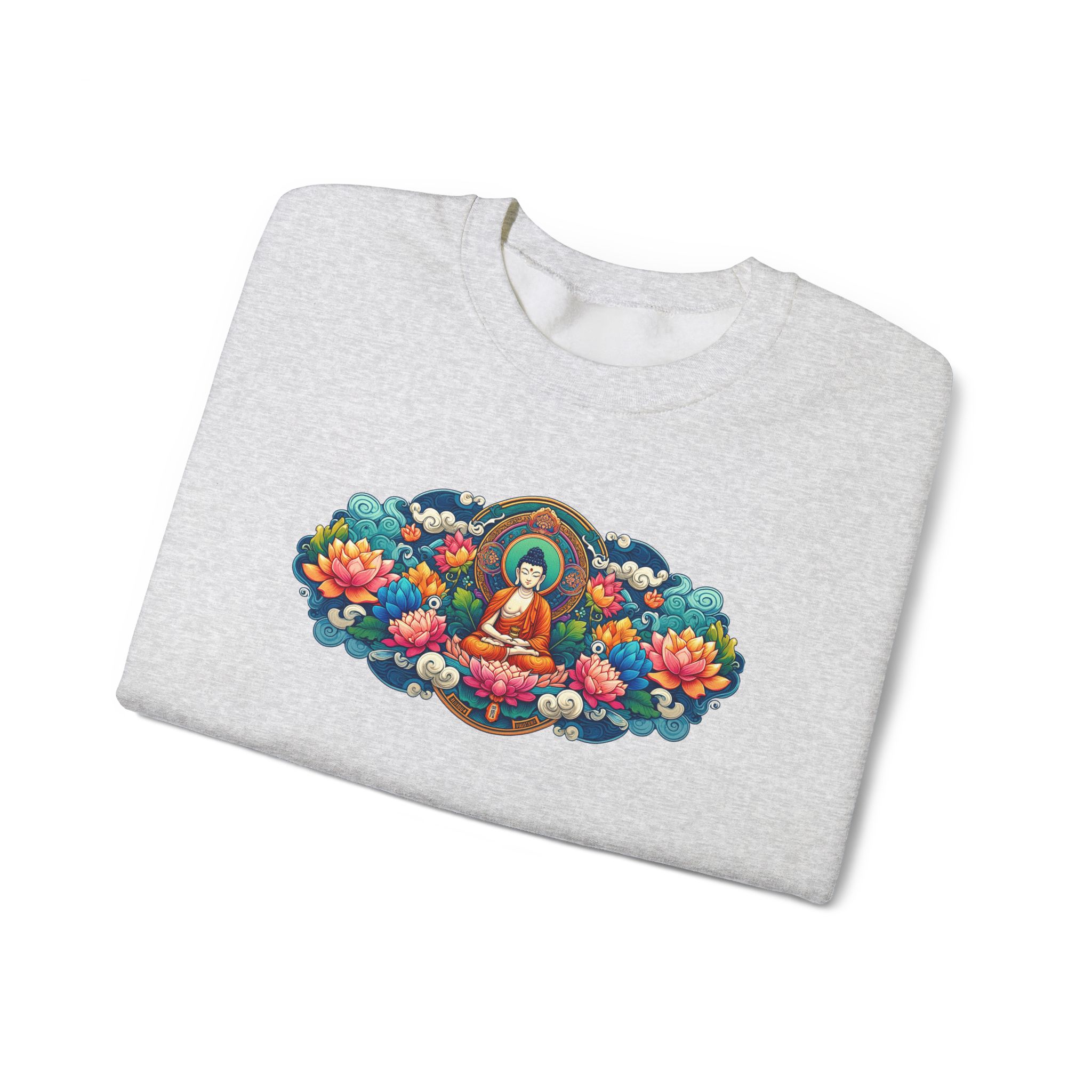 Yoga Vibes sweatshirt – Zen sweater – Meditation Sweatshirt Buddha print - Image 5