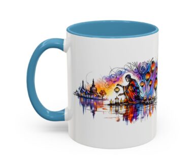 Artistic Mug with Colorful Design
