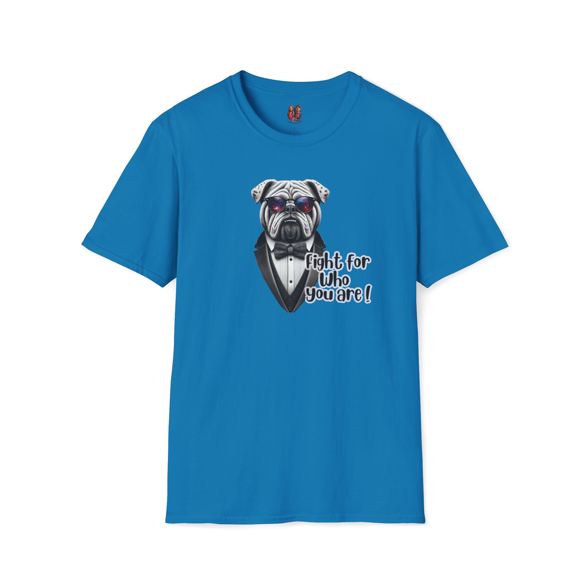 Vintage Tshirt Motivational Graphic tee Bull dog design funny clothing for self confidence boost - Image 24