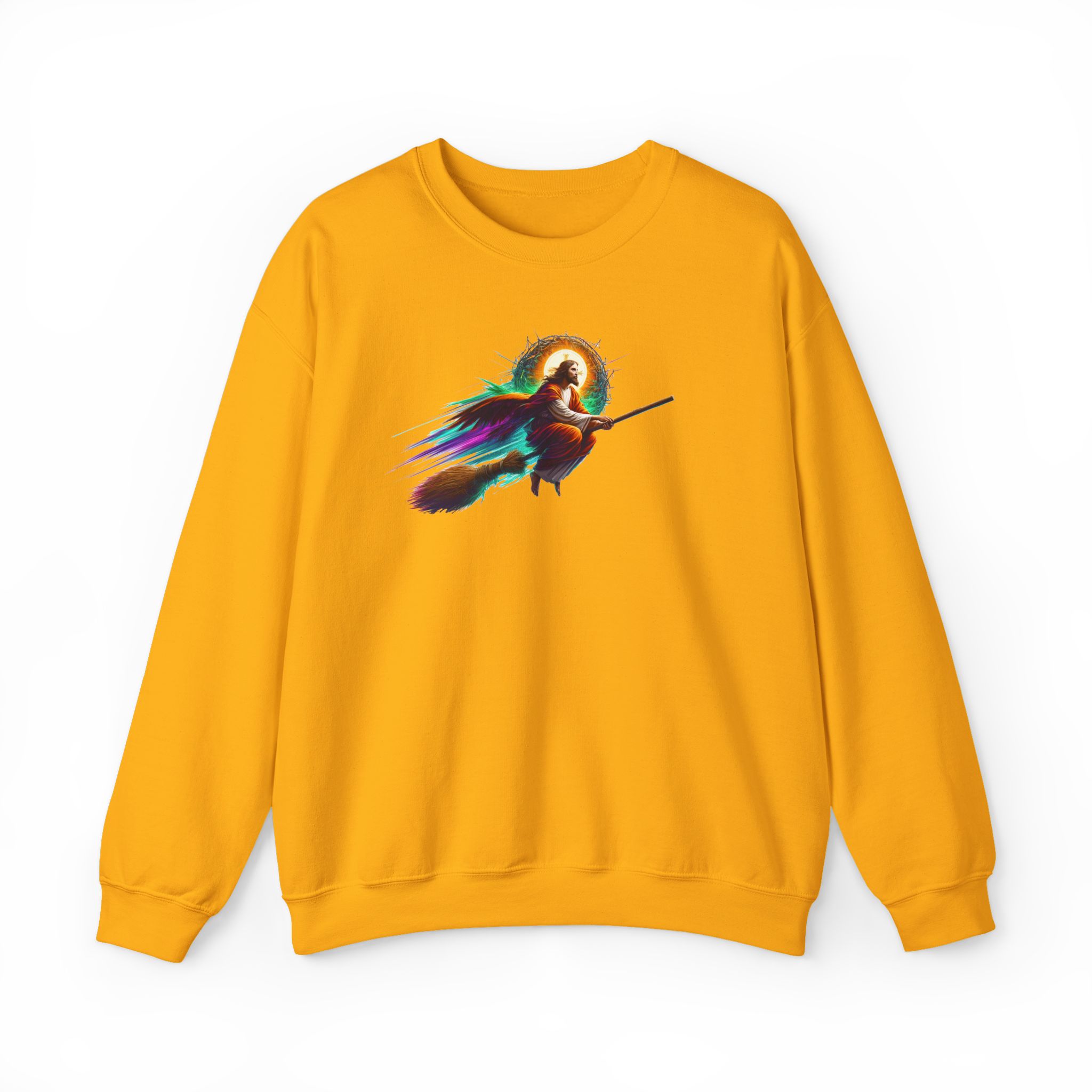 Virgin Mary sweatshirt – Ironic sweater – Sarcastic catholic print gothic funny - Image 13