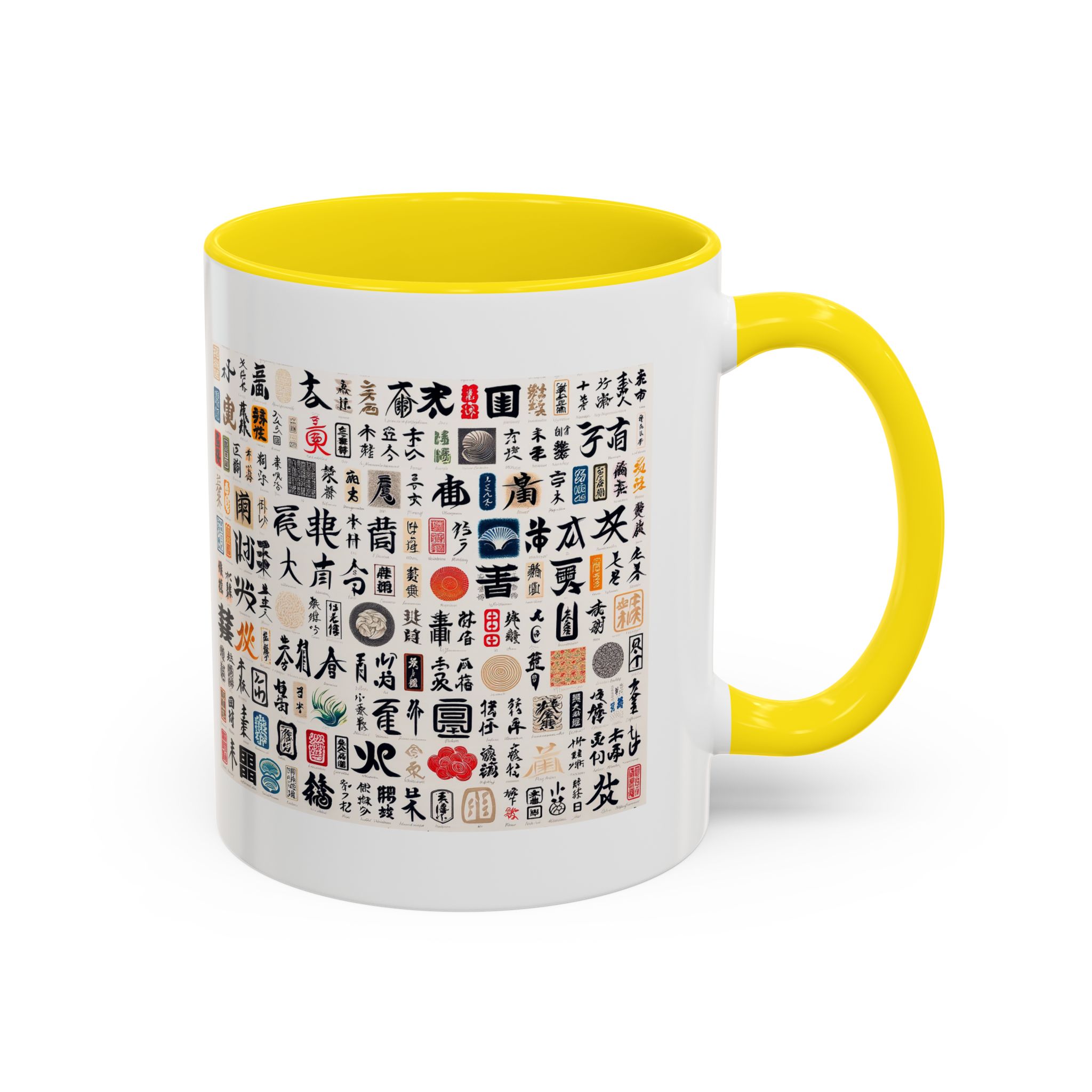 Coffee Mug calligraphy Japan Cup tea lover gift for her cute mug office accessory japan design - Imagen 49