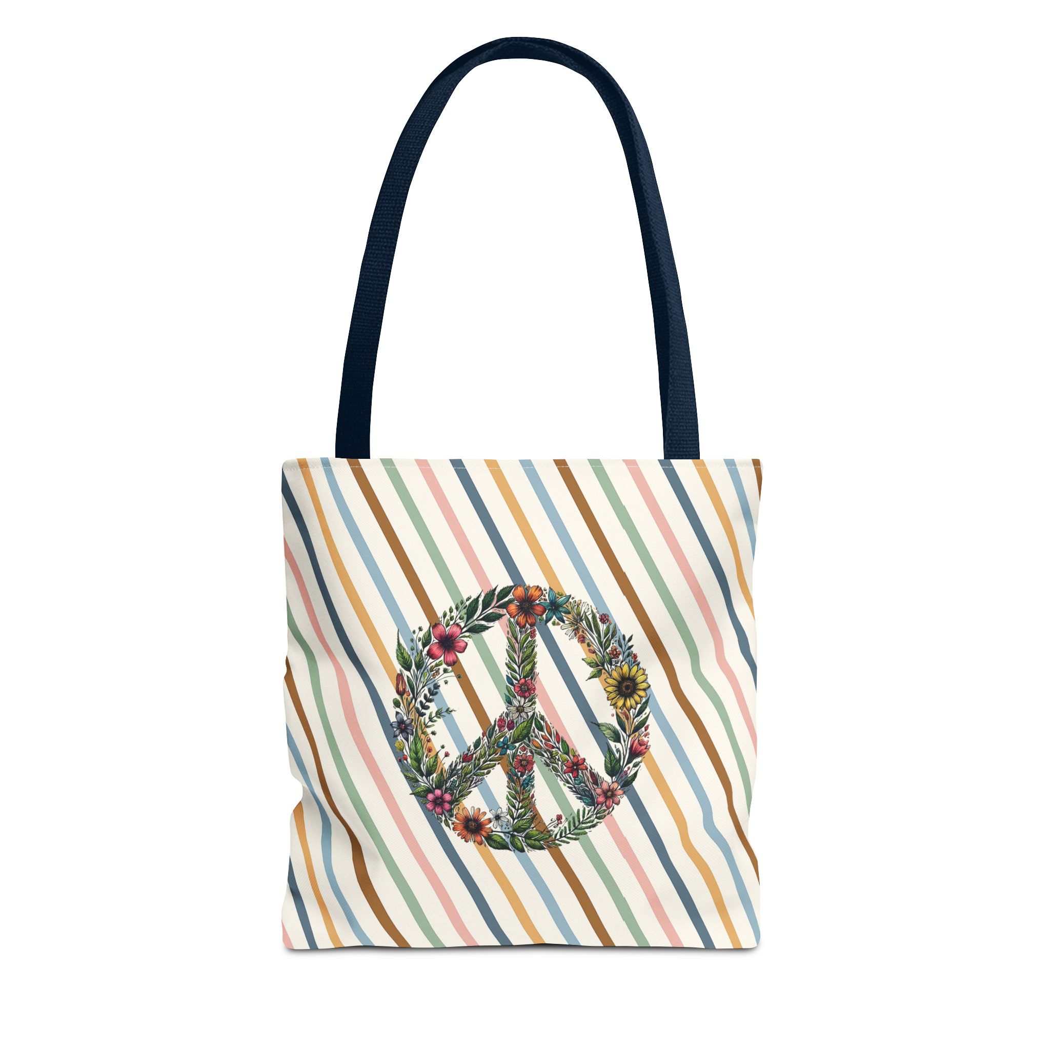 Peace and Love tote bag positive vibes and dreamy vintage look - Image 25