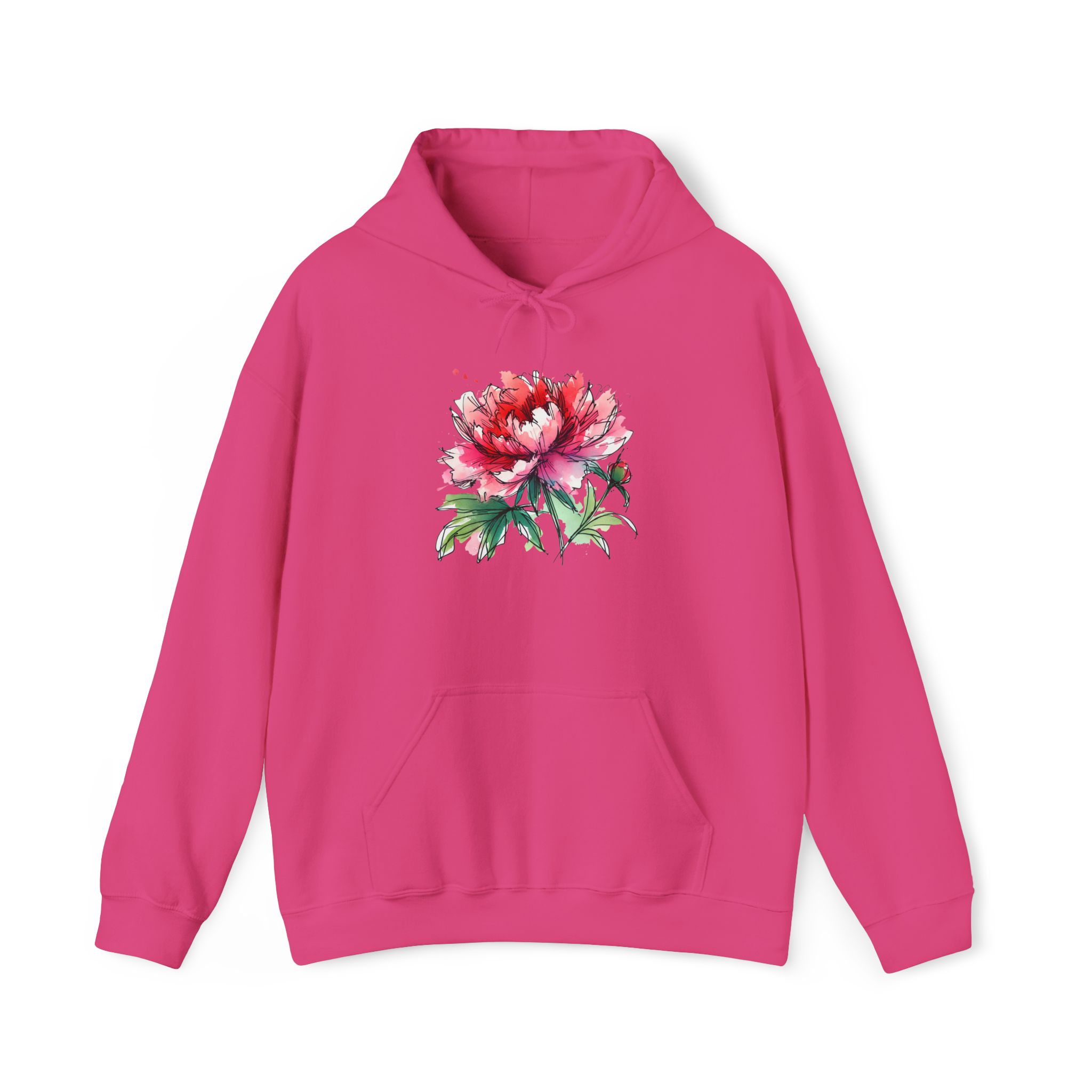 Flower Hoodie – Tropical Hoodie – Flower Print Sweatshirt - Image 34