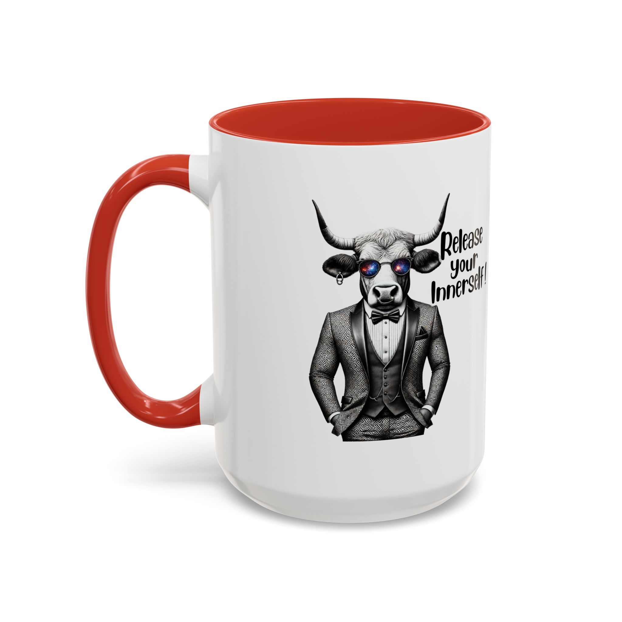 Coffee mug funny motivational gift for her cute cup tea lover cool boho mug office accessory self confidence design bull – Image 30