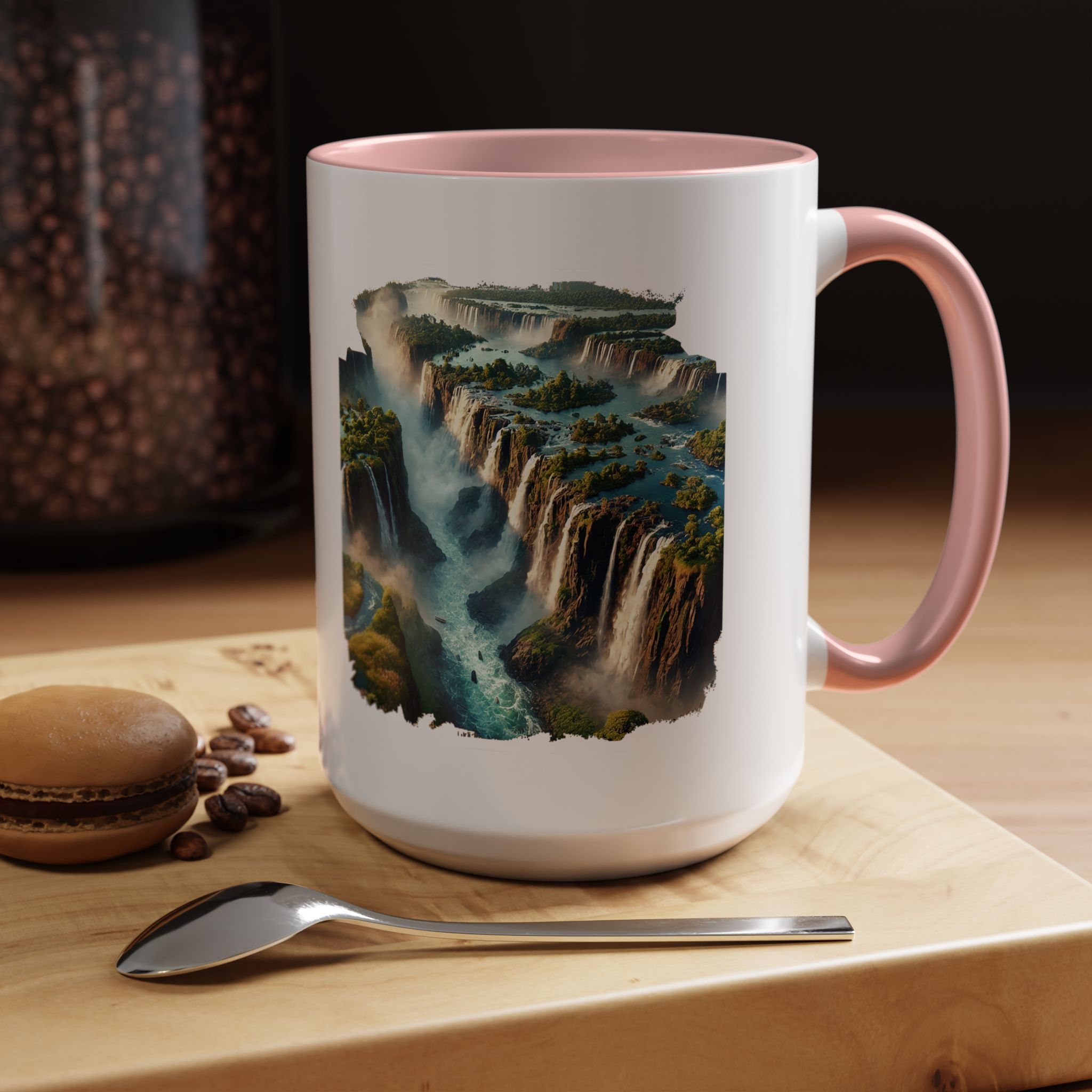 Tea mug Landscape Brazil office mug nature Iguazu & igacu print boho gift coffee accessory unique cup vintage - Image 27