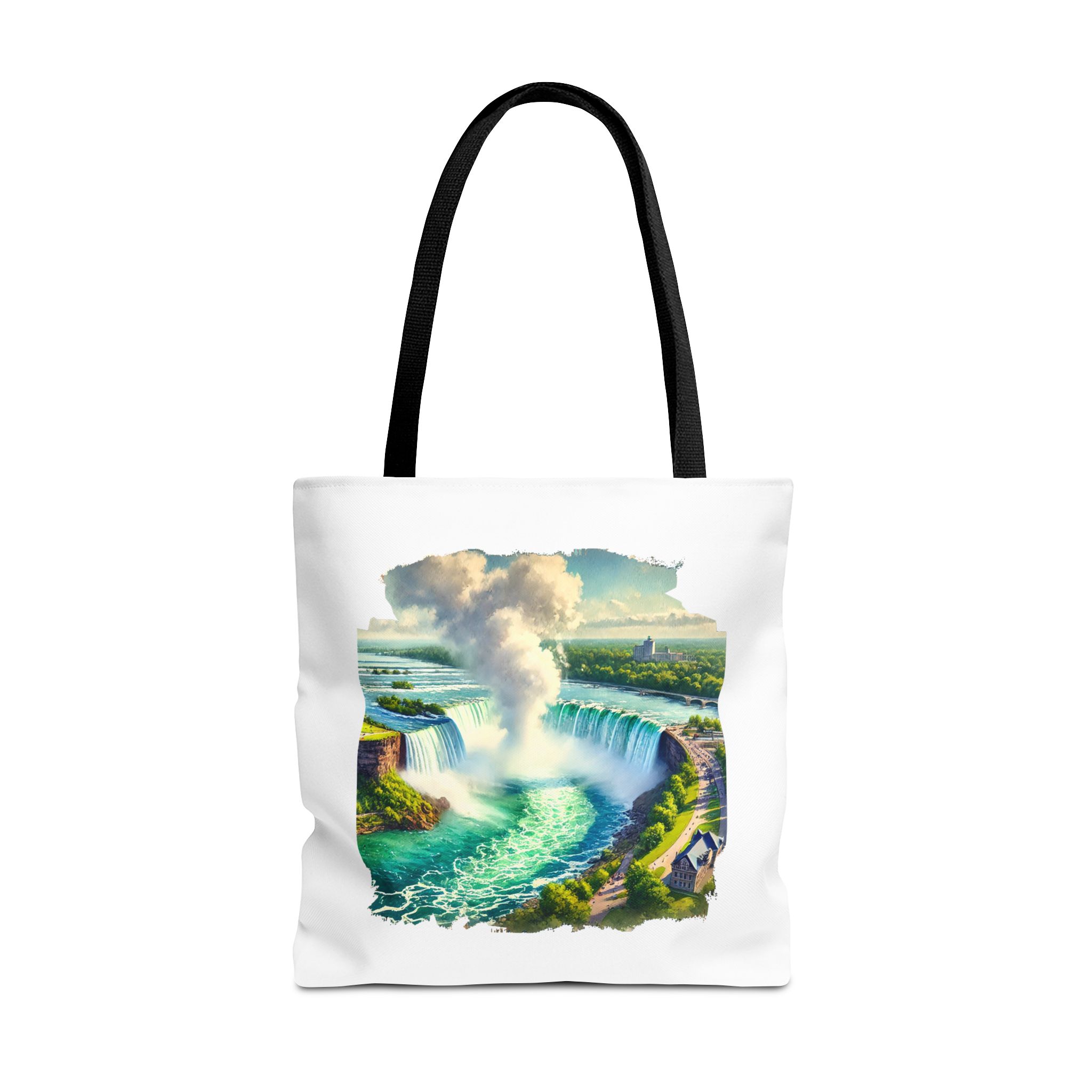 Canvas Tote bag Landscape niagara Bag vintage clothing gift nature purse unique Handbag – Image 5