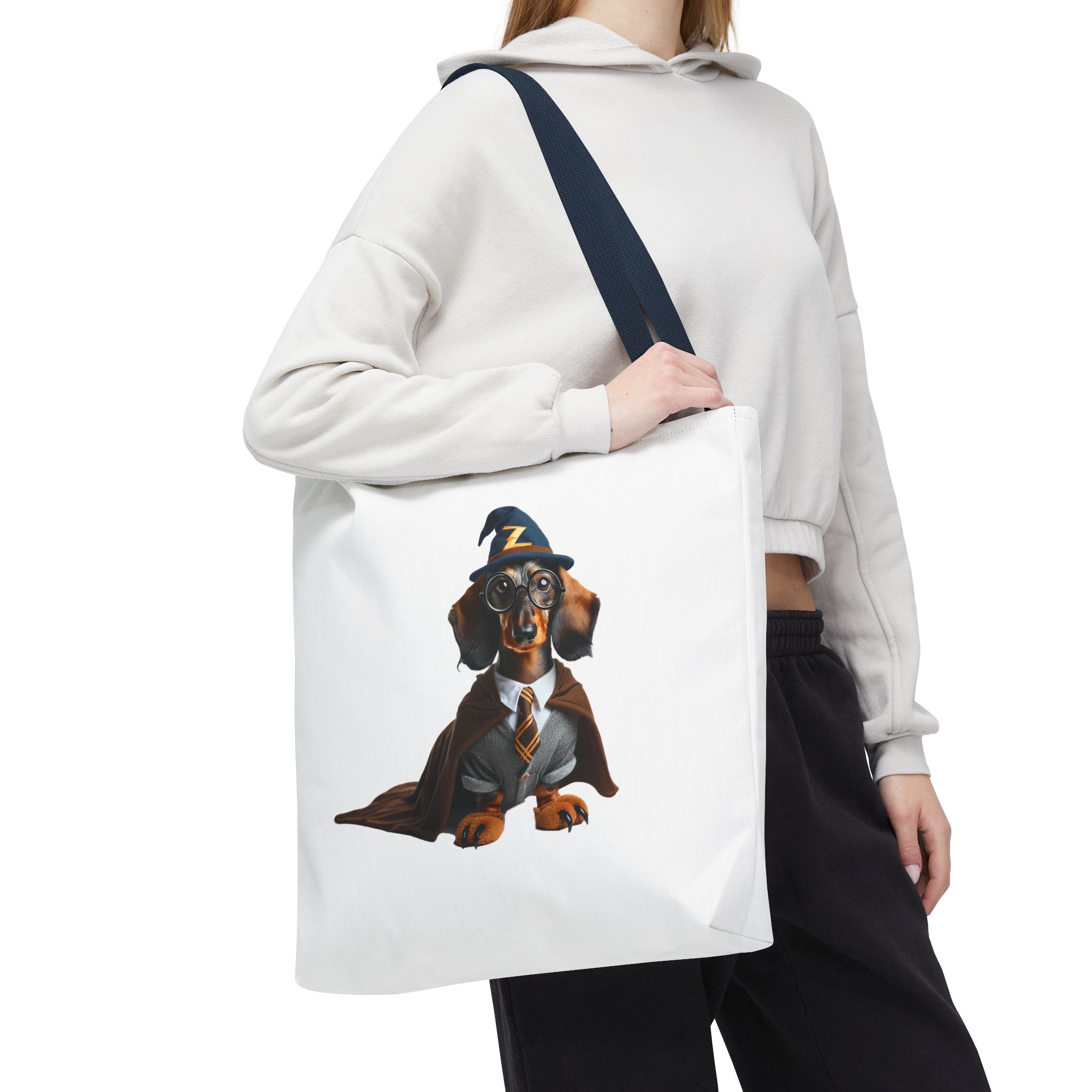 Funny Canvas Tote bag dachshund fantasy Bag cute clothing gift dog lover purse stylish shoulder bag unusual Handbag unique - Image 30