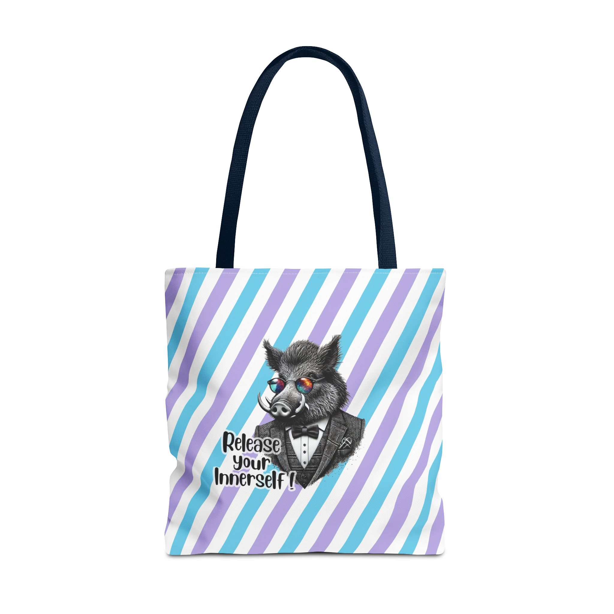 Canvas tote bag Motivational shoulder bag boar cute tote bag funny shoulder bag self confidence cool vintage bag – Image 29