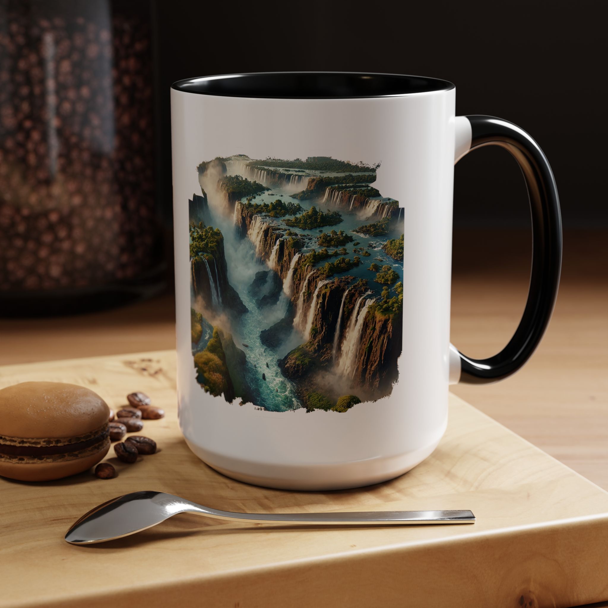 Tea mug Landscape Brazil office mug nature Iguazu & igacu print boho gift coffee accessory unique cup vintage - Image 19