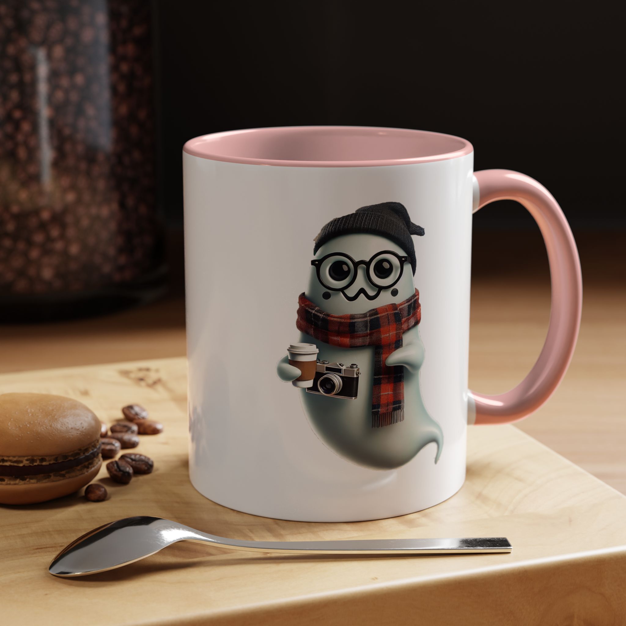 Funny mug boho Ghost coffee cup gift for him Ghost office Mug music lover accessory cool design - Image 11