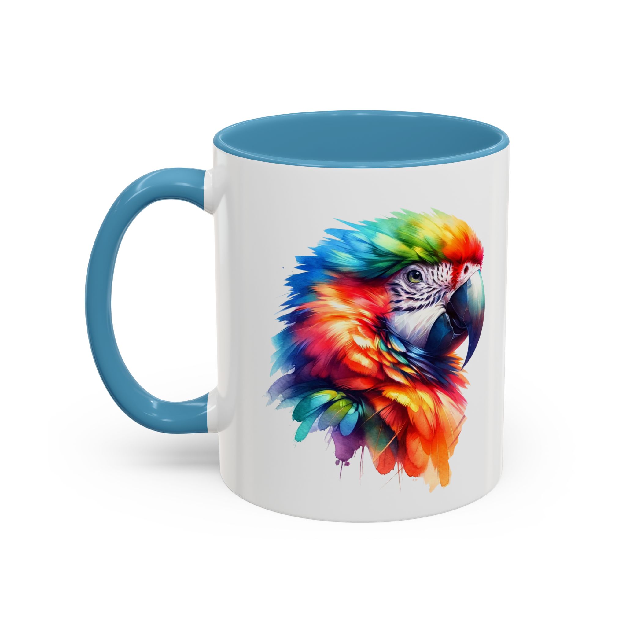 Parrot Mug vivid colors bird lover Cup parrot print cool print nature lover accessory stylish print - Imagen 34