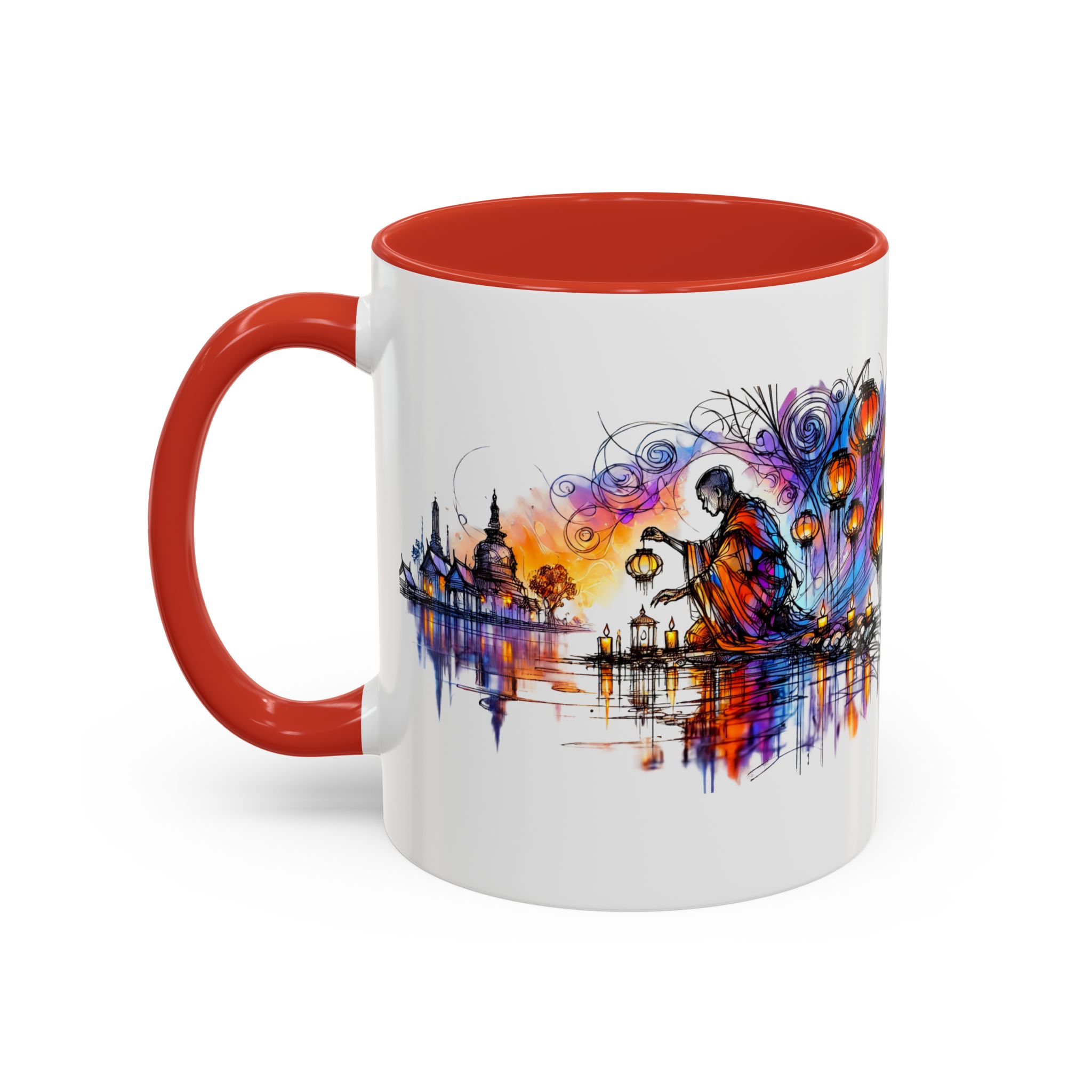 Office mug Buddha coffee Cup yoga tea Mug coffee meditation accessory mindfulnss cool gift for her – Image 14