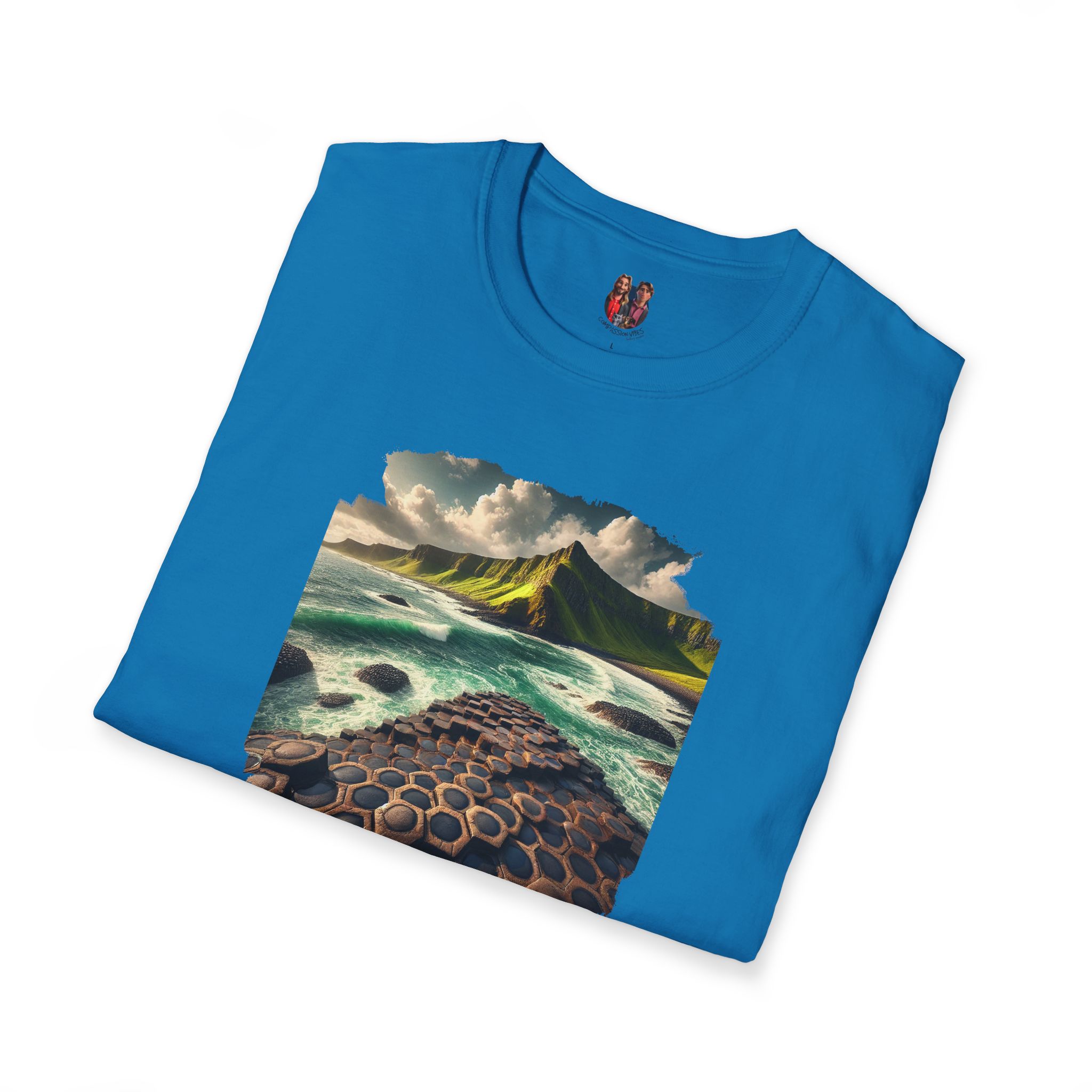 Landscape tshirt ireland graphic tee nature vintage clothing gift for dad giant causeway bushmills vintage tshirt cool comfort apparel - Image 23
