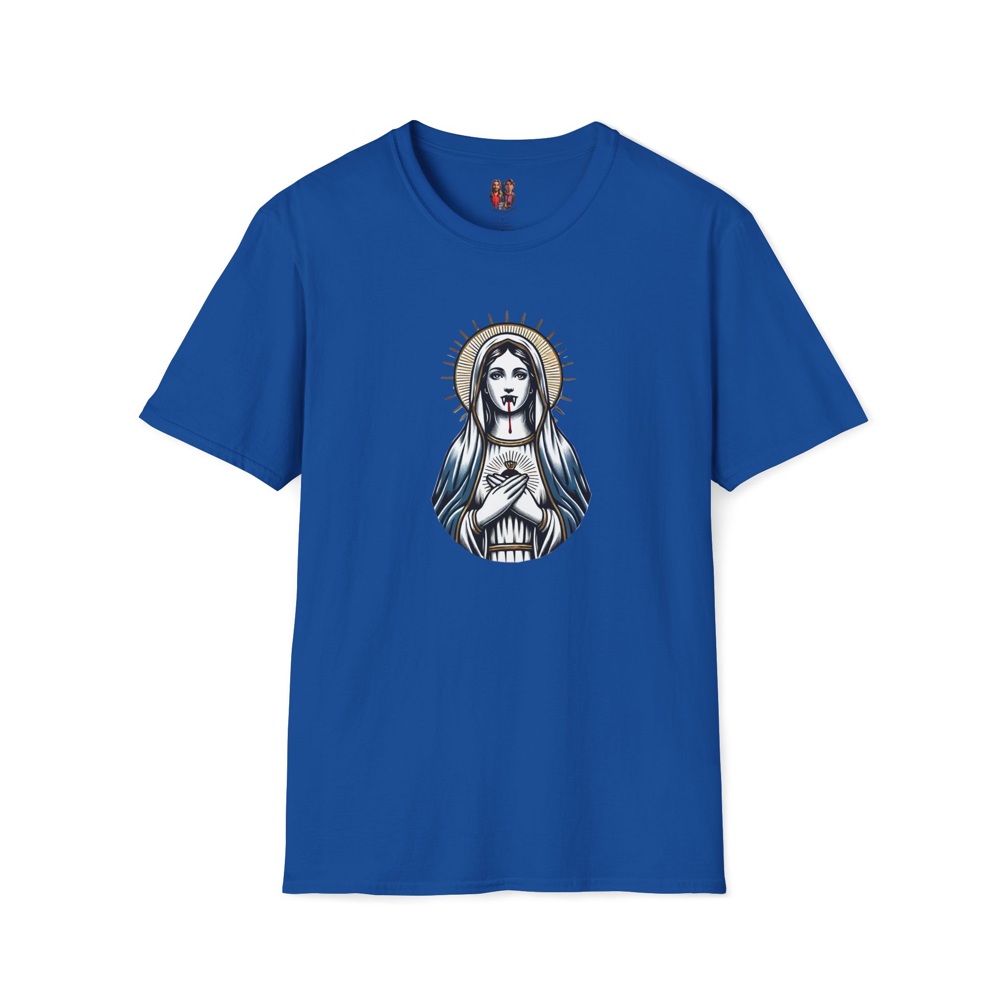 Ironic Tshirt vampire graphic tee virgin mary sarcastic clothing gift satirical print cool apparel comfy outfit comfort colors shirt - Image 26