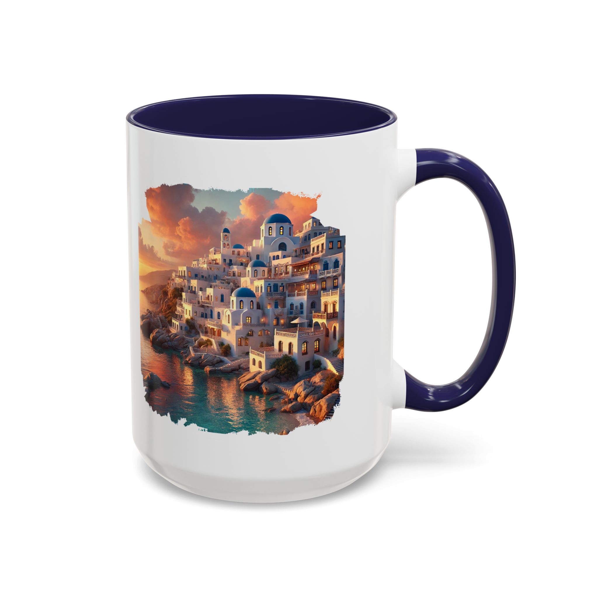 Office mug landscape Santorini caldera office mug nature print greece boho gift coffee cup tea accessory unique - Image 25