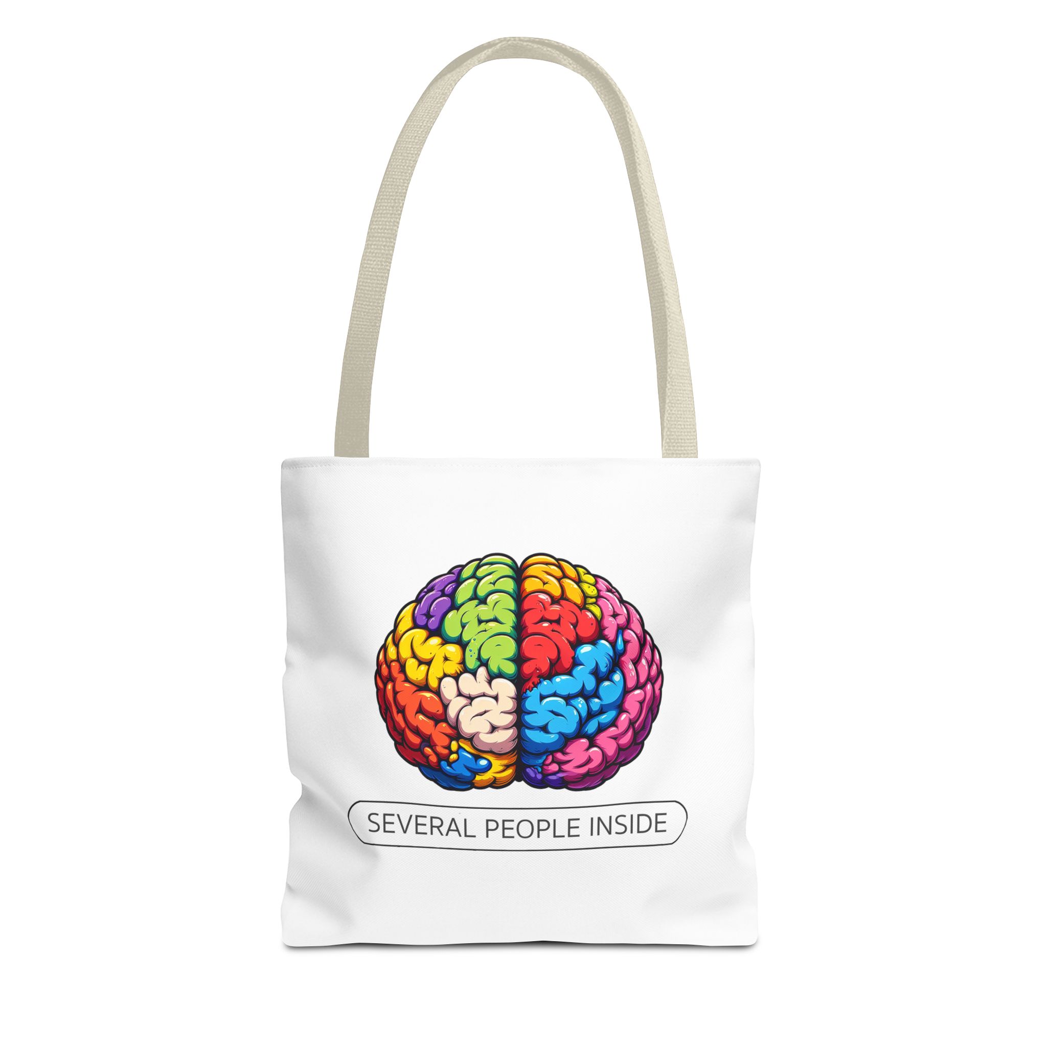 Satiric tote bag Brain canvas tote bag funny shoulder bag fun gift sarcastic cute tote bag boho purse cool handbag – Image 19