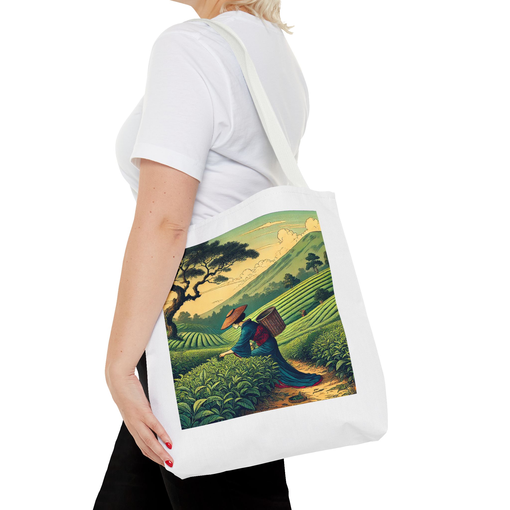 Japanese tote bag modern Asian style with ukiyo and traditional art design - Image 16