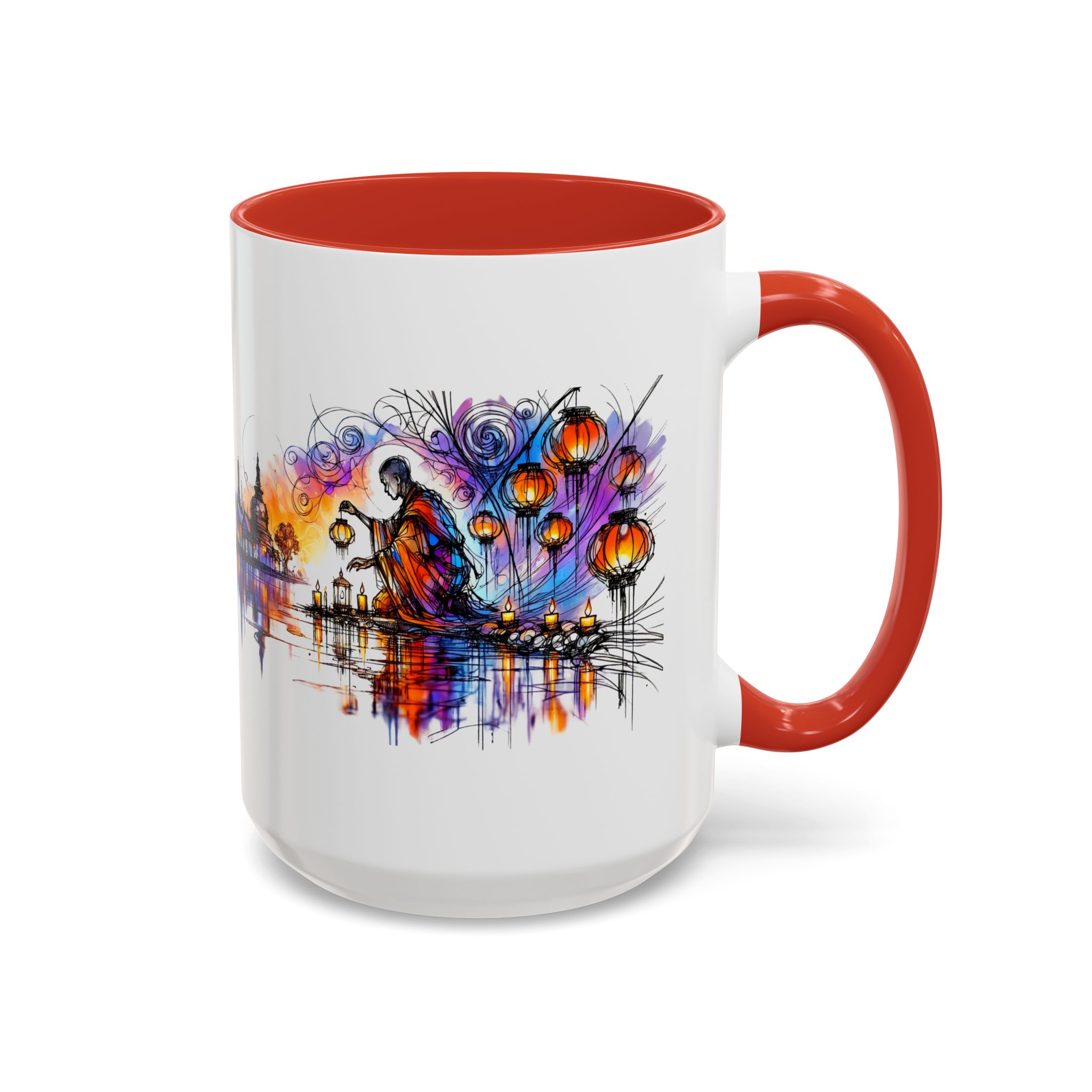 Office mug Buddha coffee Cup yoga tea Mug coffee meditation accessory mindfulnss cool gift for her – Image 29