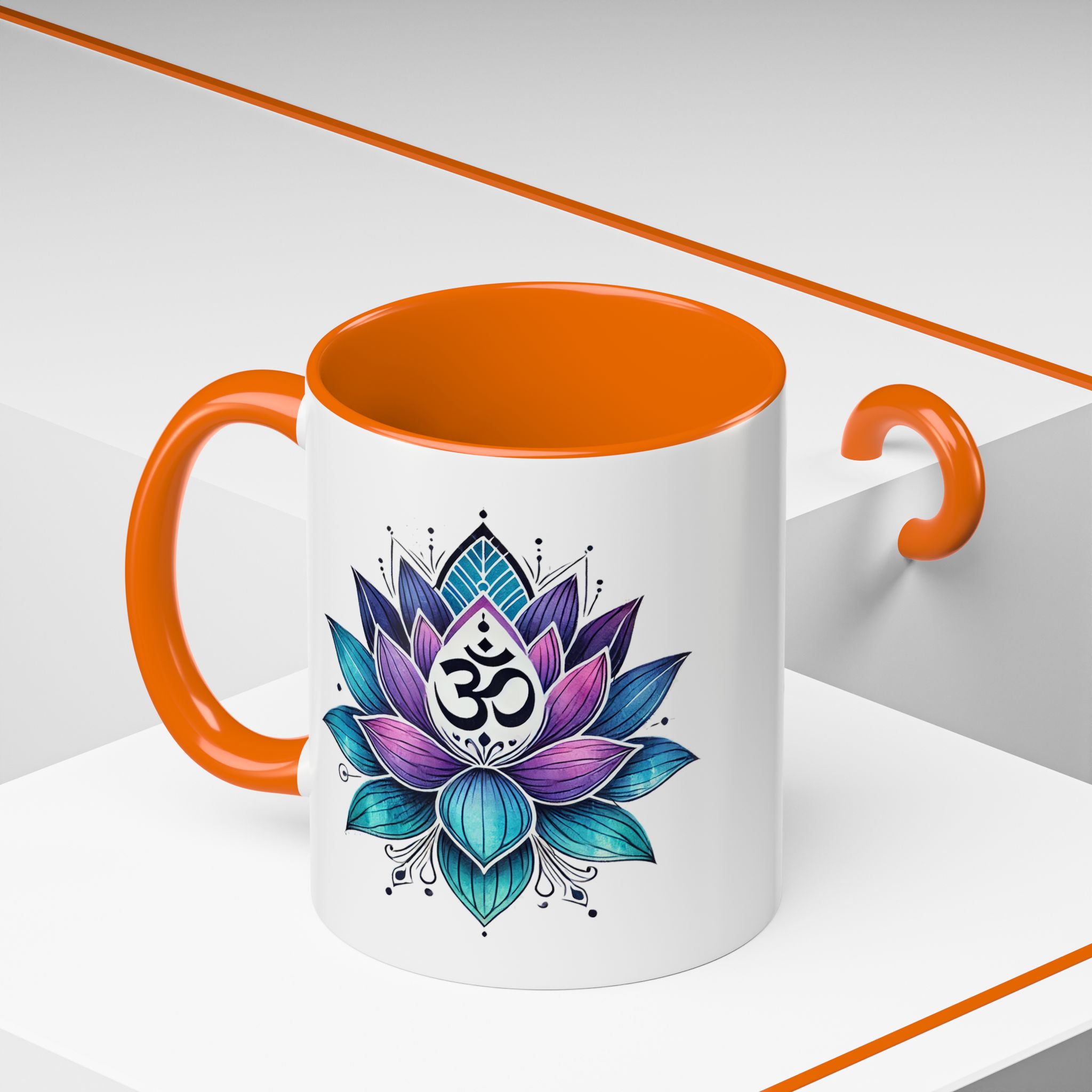 Boho office mug mindfulness mug lotus flower yoga gift coffee lover meditation accessory tea cup cute – Image 44