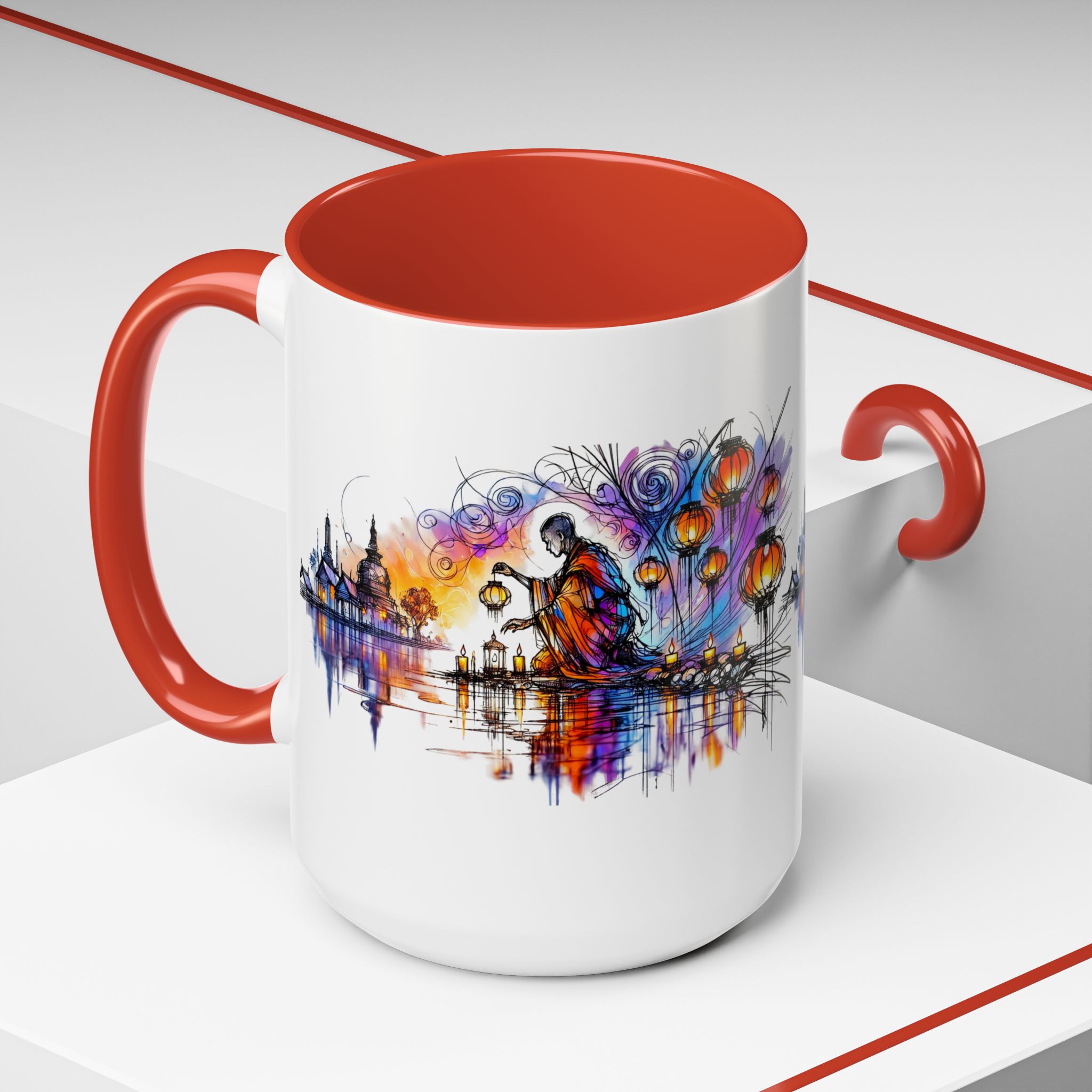 Office mug Buddha coffee Cup yoga tea Mug coffee meditation accessory mindfulnss cool gift for her – Image 32