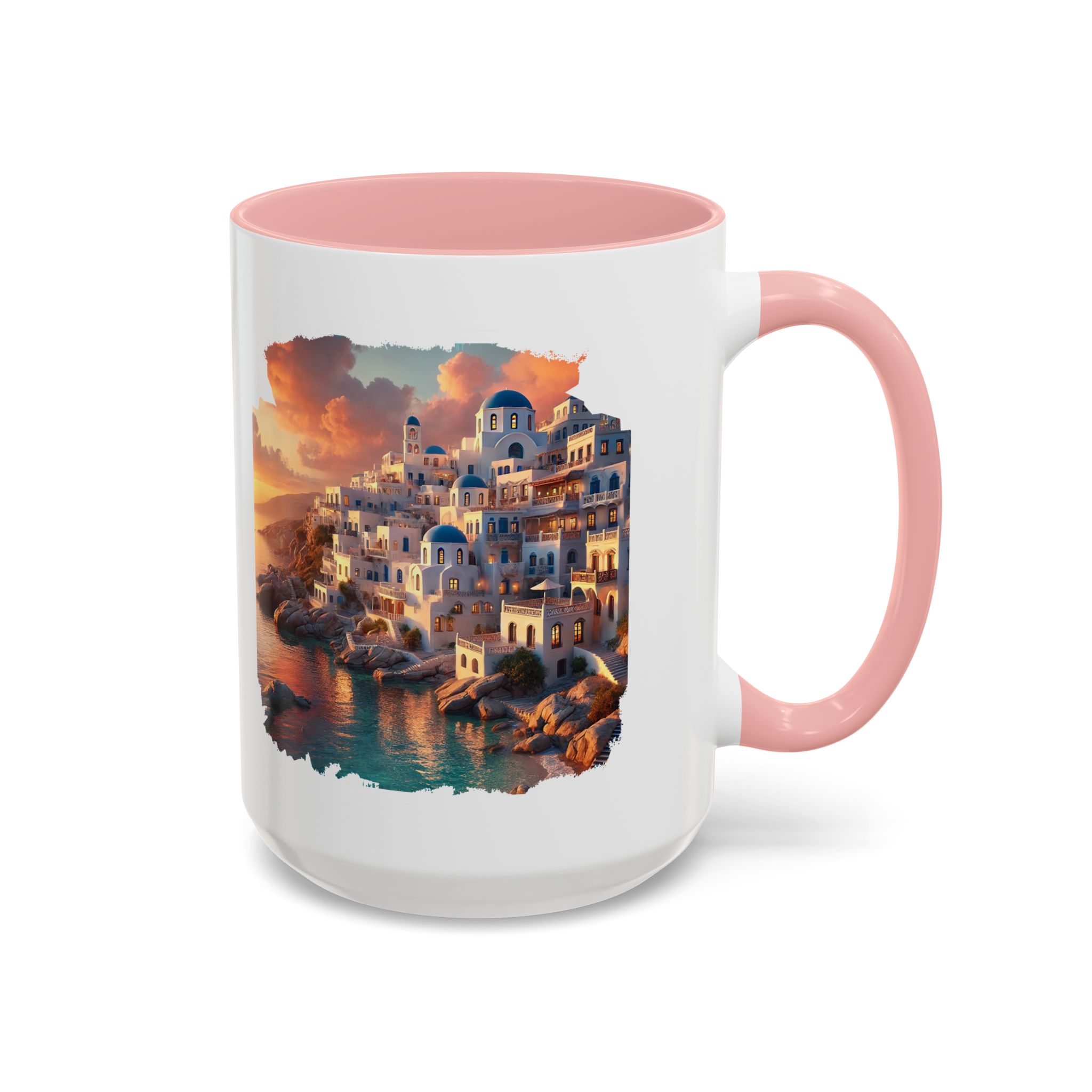 Office mug landscape Santorini caldera office mug nature print greece boho gift coffee cup tea accessory unique - Image 29