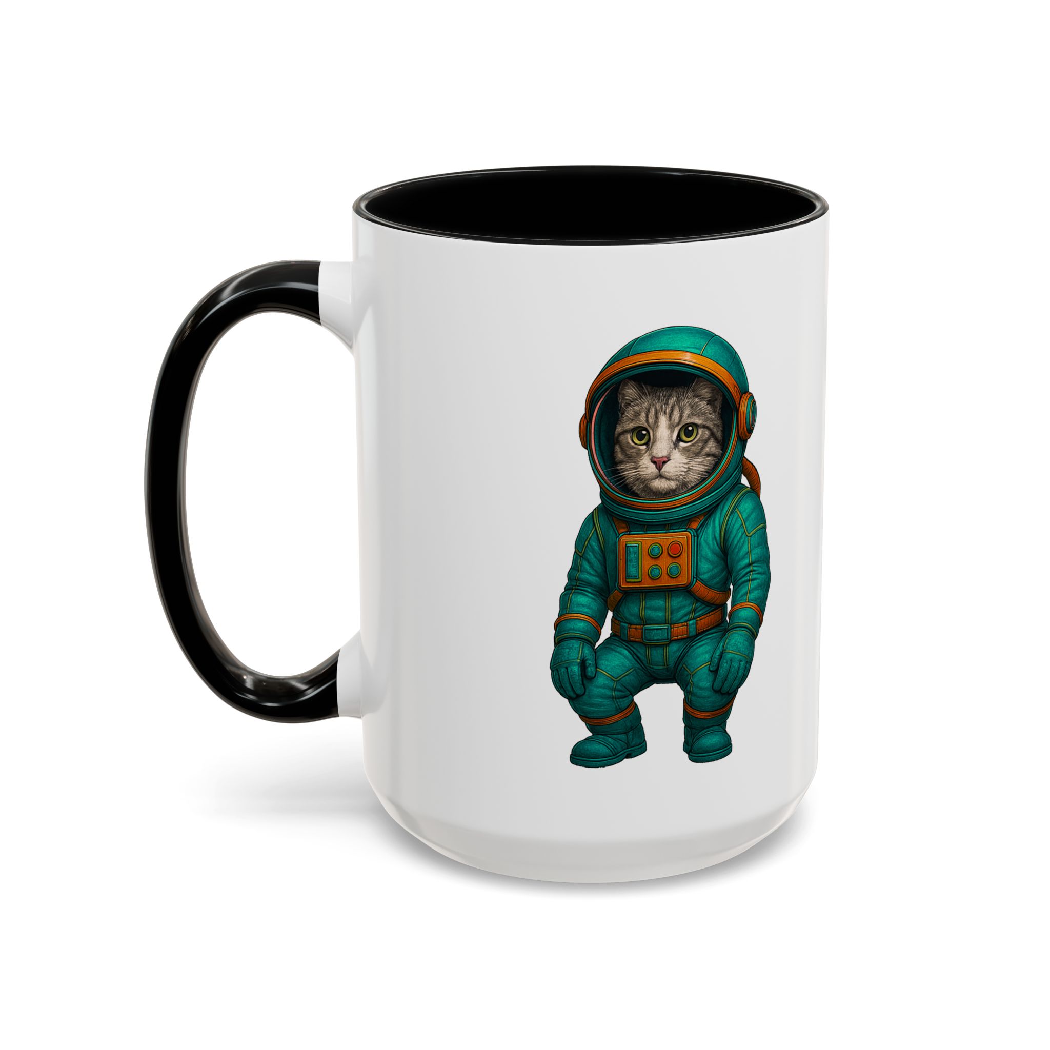 Coffee Mug funny Cat lover boho Mug Cat astronaut tea cup pet unique accessory kitten gift for her - Imagen 22