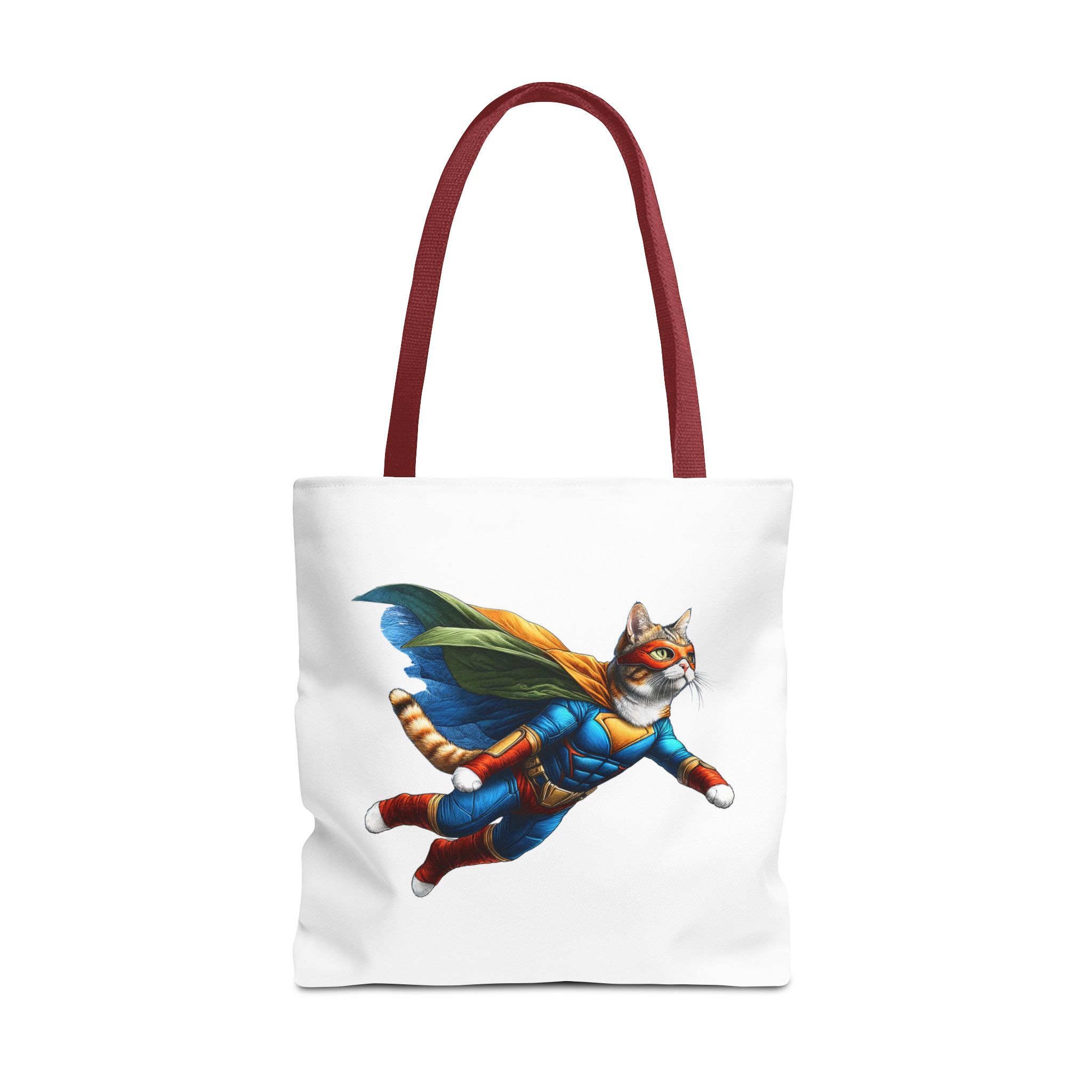 Copy of superhero tote bag cat canvas tote bag funny handbag fantasy purse kitten lover cool cat shoulder bag – Image 11