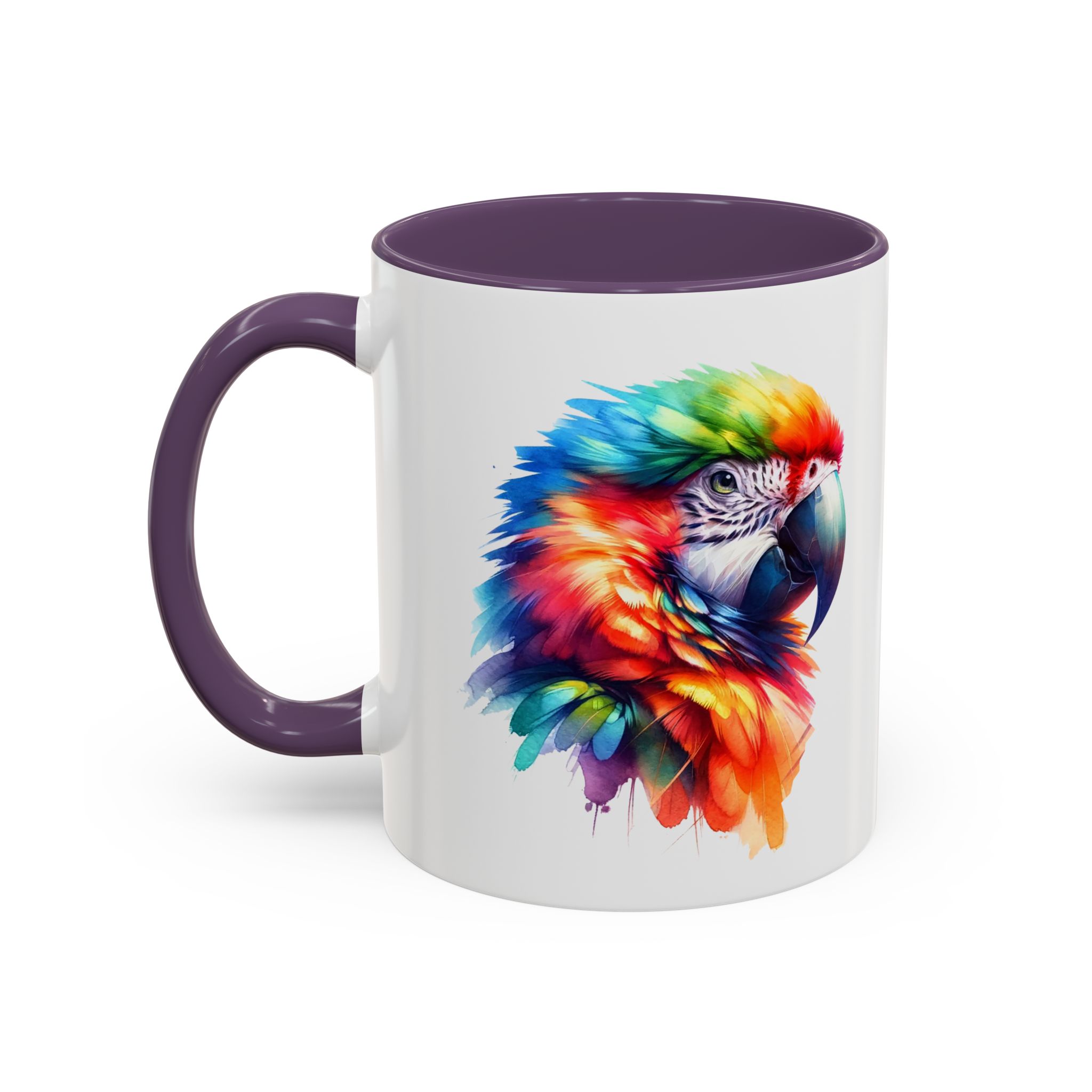 Parrot Mug vivid colors bird lover Cup parrot print cool print nature lover accessory stylish print - Imagen 46