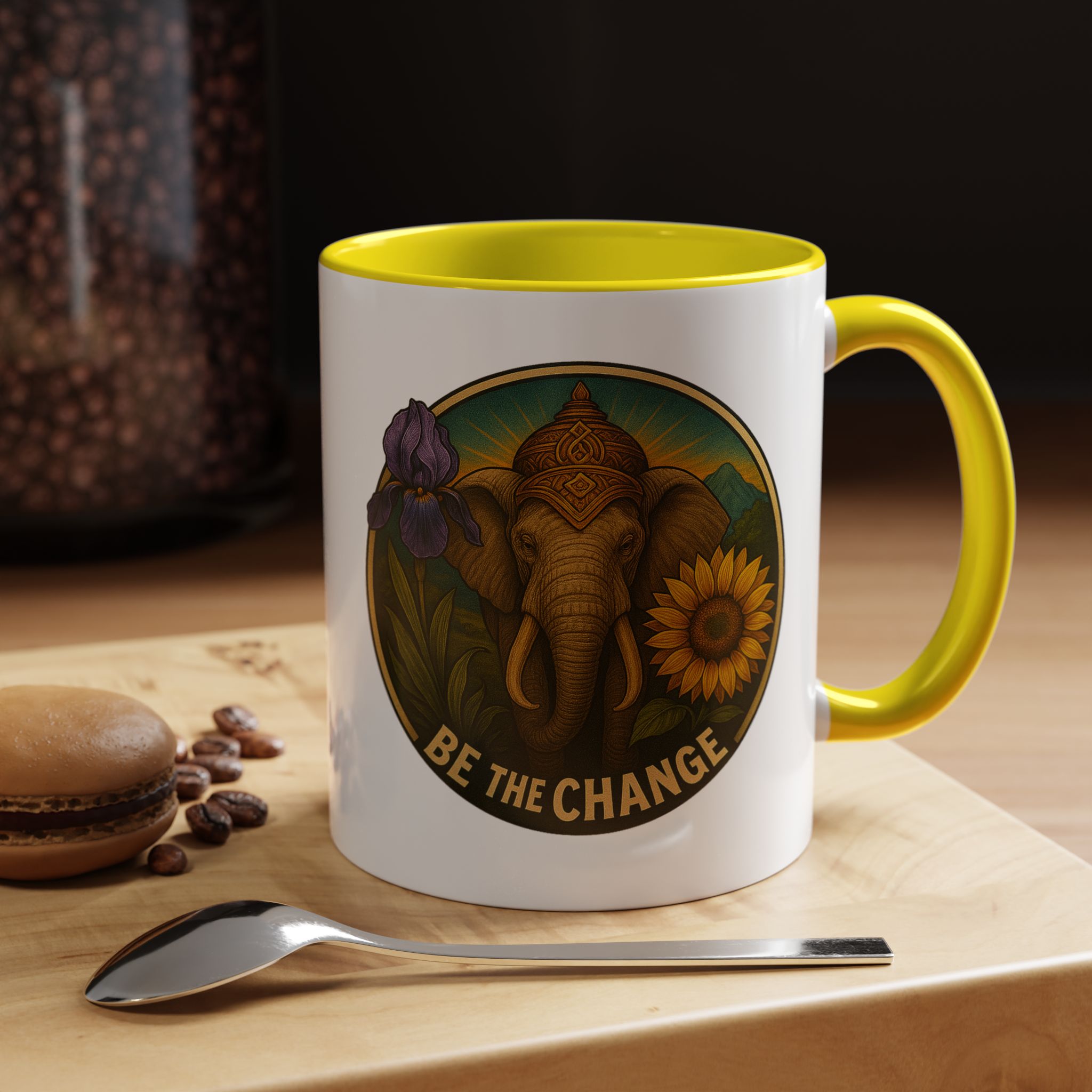 Surrealist coffee mug buddha Fantasy mug Limited Edition Hand Drawn Art by Real Artist - Imagen 51